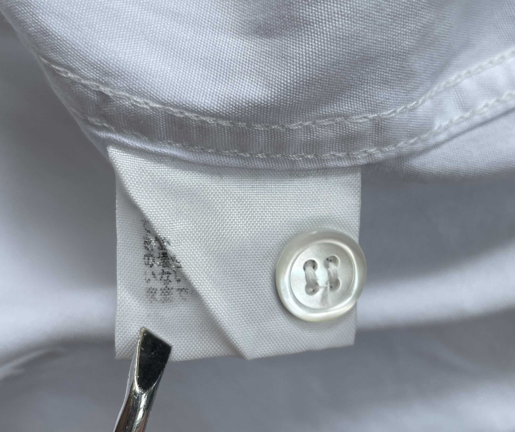 Issey Miyake ISSEY MIYAKE Classic White Shirt Black Label Size US M / EU 48-50 / 2 - 6 Thumbnail