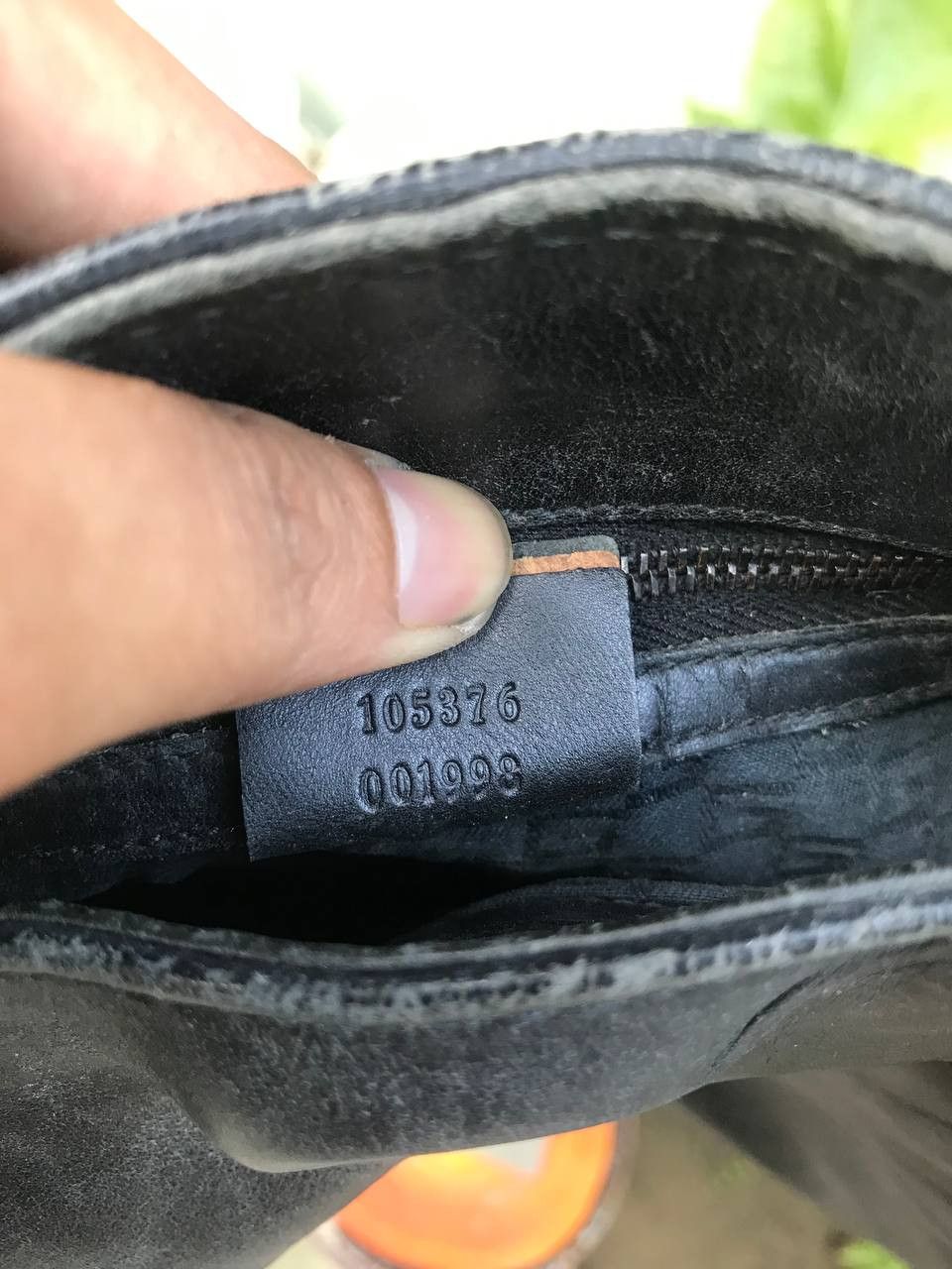 Gucci × Leather × Vintage Authentic Vintage Gucci Black Lampo Zipper Size ONE SIZE - 5 Thumbnail