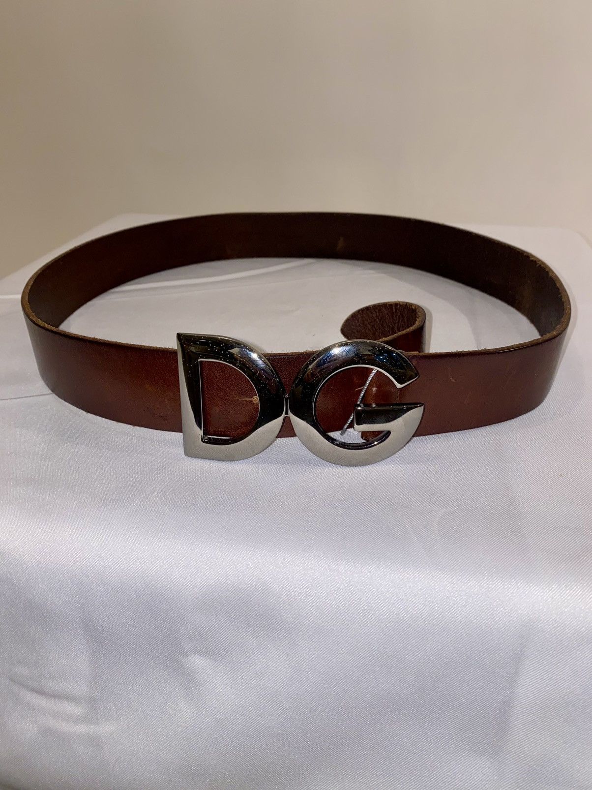 Dolce & Gabbana DOLCE & GABBANA LOGO BUCKLED BELT 36 to 40 Size 36 - 1 Thumbnail