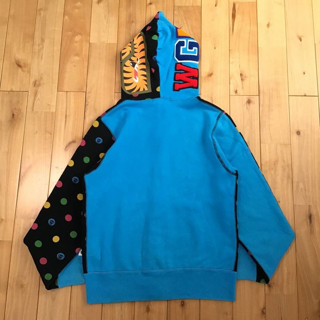 Bape BAPE Dot Milo Shark Full Zip Hoodie a bathing ape Size US S / EU 44-46 / 1 - 2 Thumbnail