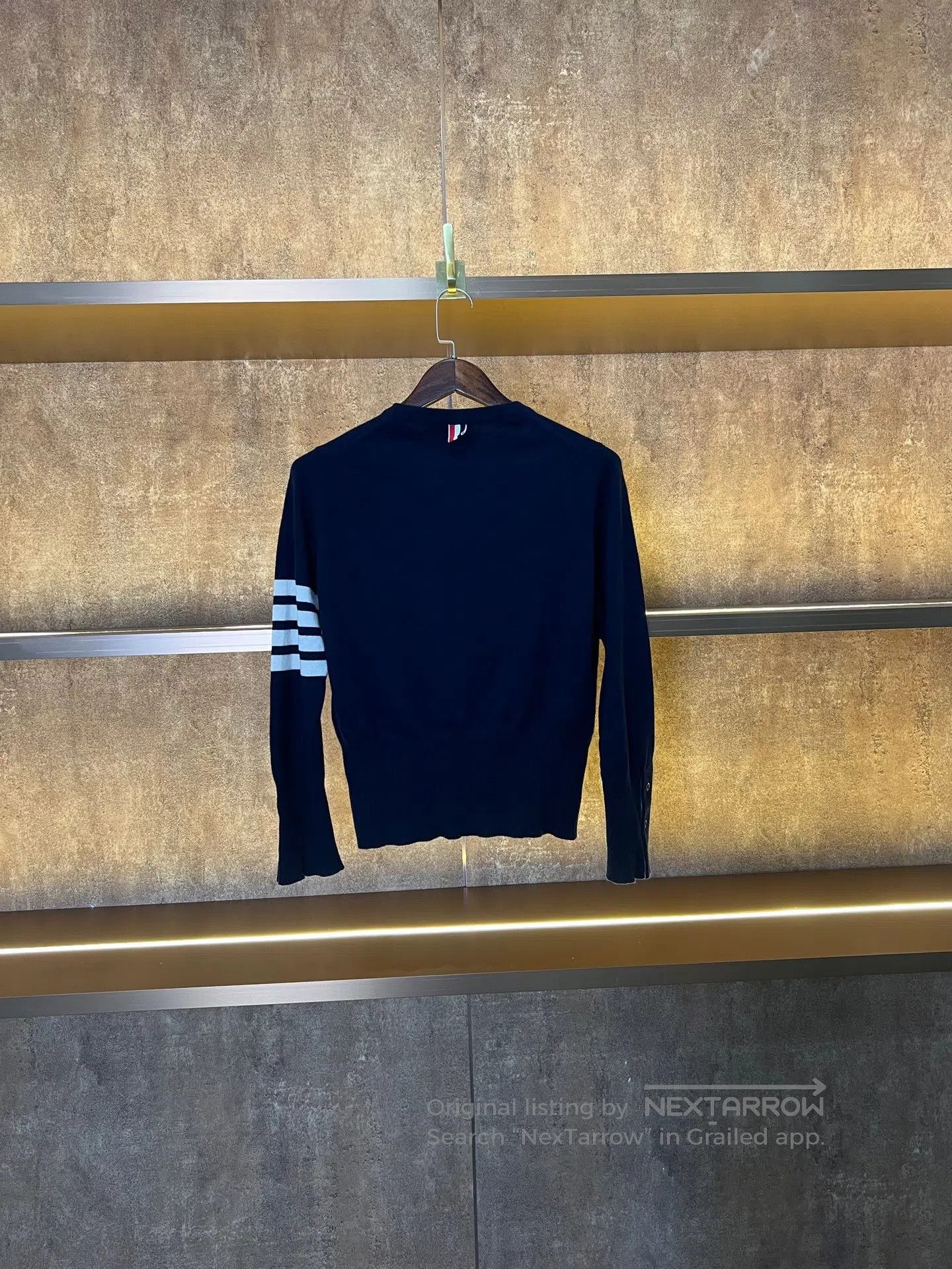 Thom Browne Thom Browne Navy Blue Cashmere Knit Sweater| Size US S / EU 44-46 / 1 - 2 Thumbnail