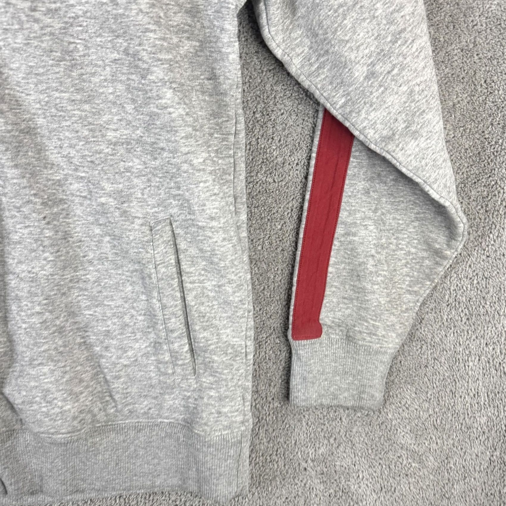 Timberland Timberland Sweatshirt Mens Large Gray Full Zip Fleece Stand Collar Logo Track Size US L / EU 52-54 / 3 - 3 Thumbnail