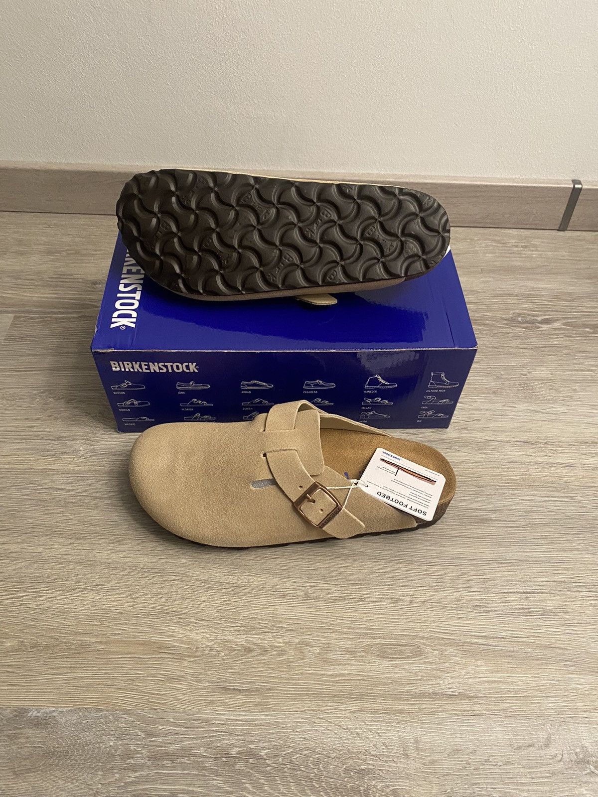 Birkenstock Birkenstock Boston Khaki EU39 Size US 8 / IT 38 - 1 Thumbnail