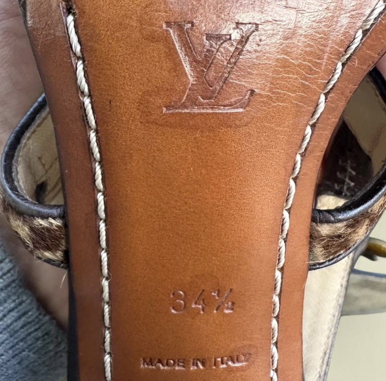 Louis Vuitton Authentic Vintage Louis Vuitton Damier Sauvage Sandals - 4.5 Size US 4.5 / IT 34.5 - 5 Thumbnail