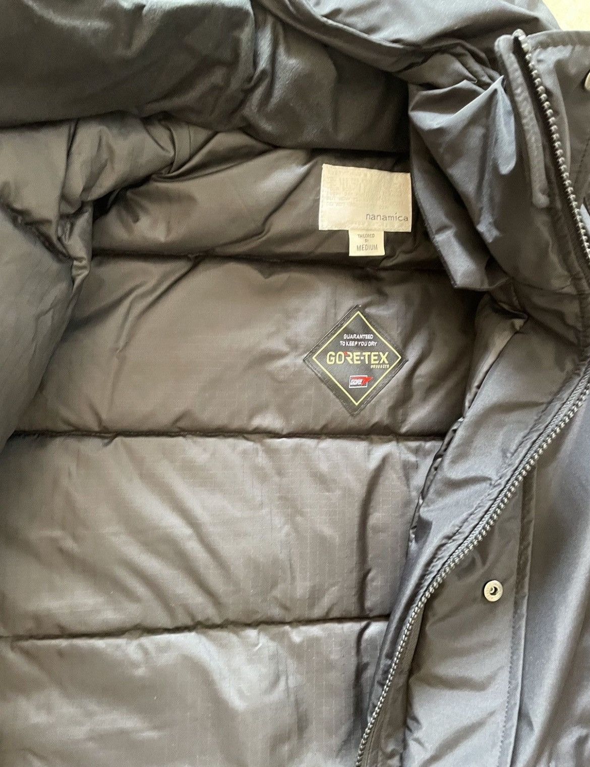 Nanamica Nanamica goretex down coat M jacket purple label black Size US M / EU 48-50 / 2 - 2 Thumbnail