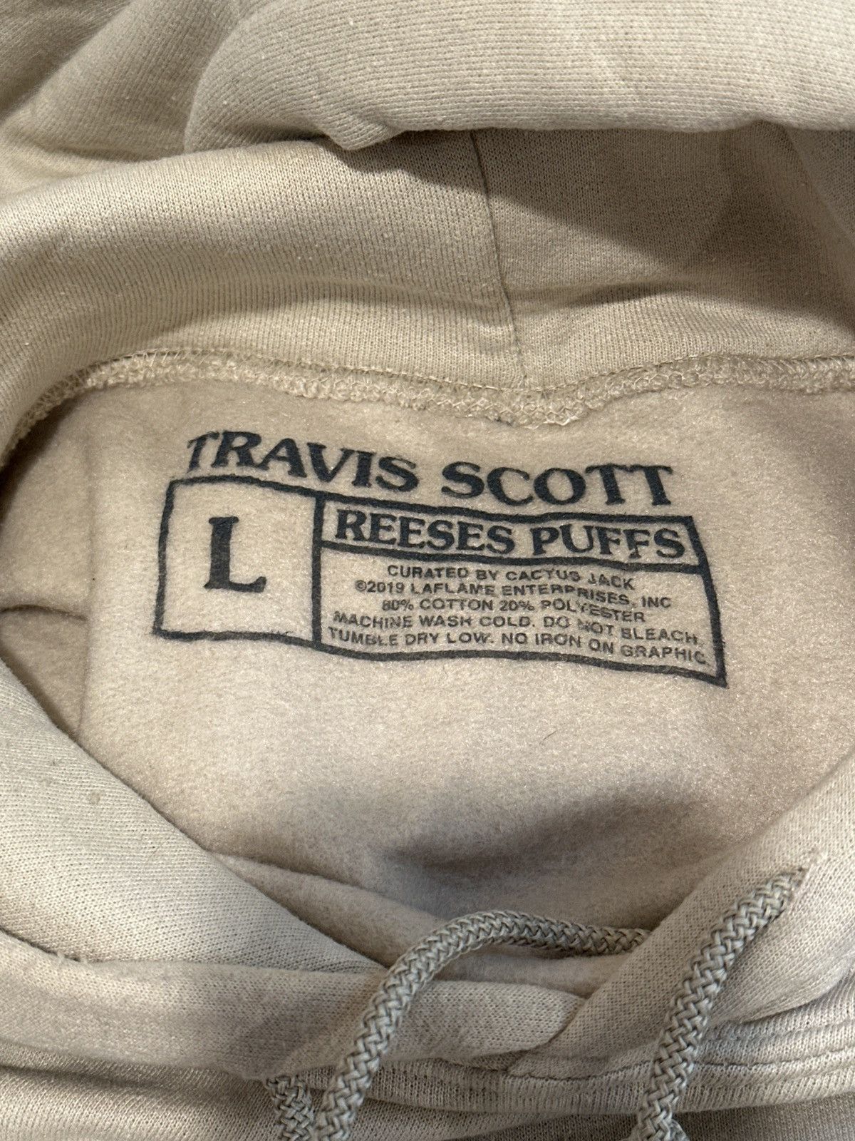 Travis Scott Reese’s Puffs 'Don’t Cry Over Spilt Milk' Hoodie size Large Size US L / EU 52-54 / 3 - 6 Thumbnail