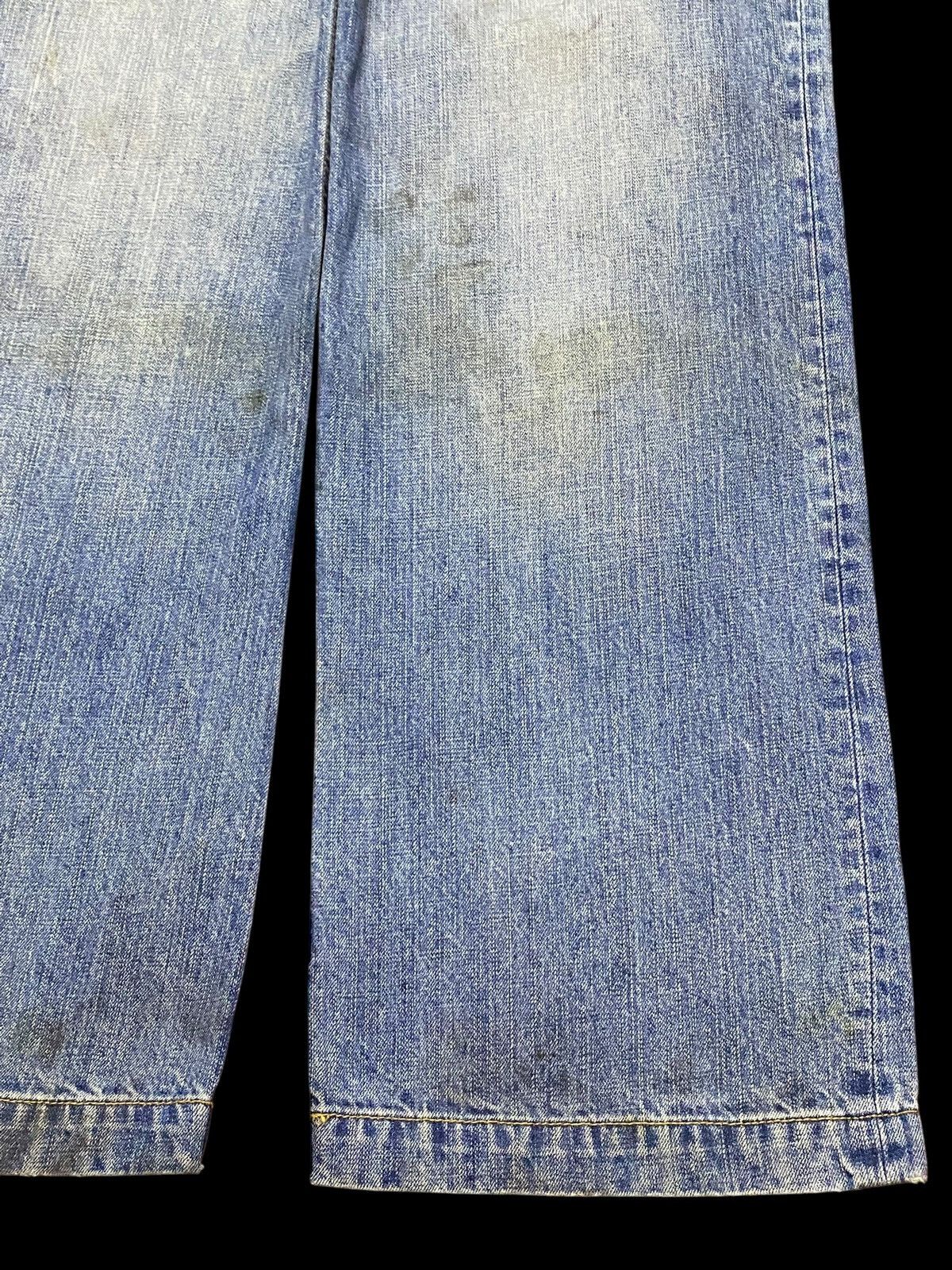 Japanese Brand Vintage Japanese Brand Sweat & Tailoring Dirty Baggy Jeans Size US 29 - 6 Thumbnail