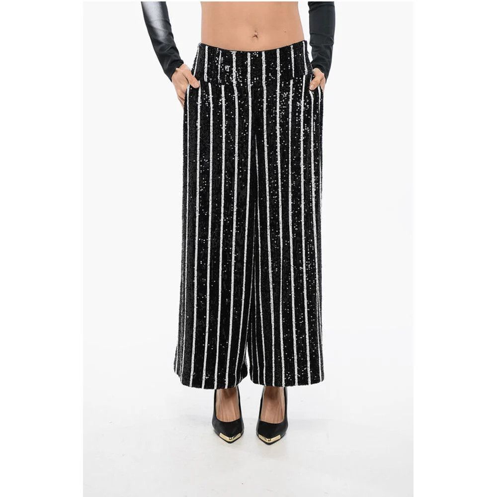 Balmain o1y0625 Casual Pant in Black/White Size 28" / US 6 / IT 42 - 1 Thumbnail