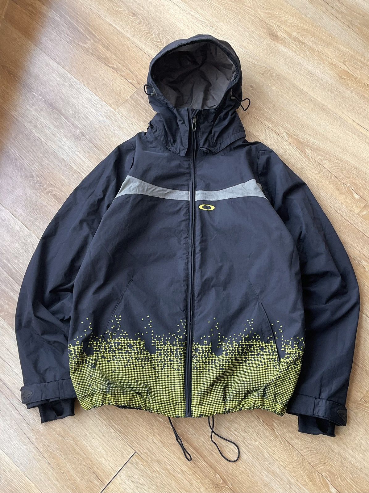 Oakley 00s Oakley Road Fuel 3 Ski Hooded Jacket Cyber Outdoor Tech Size US M / EU 48-50 / 2 - 2 Thumbnail