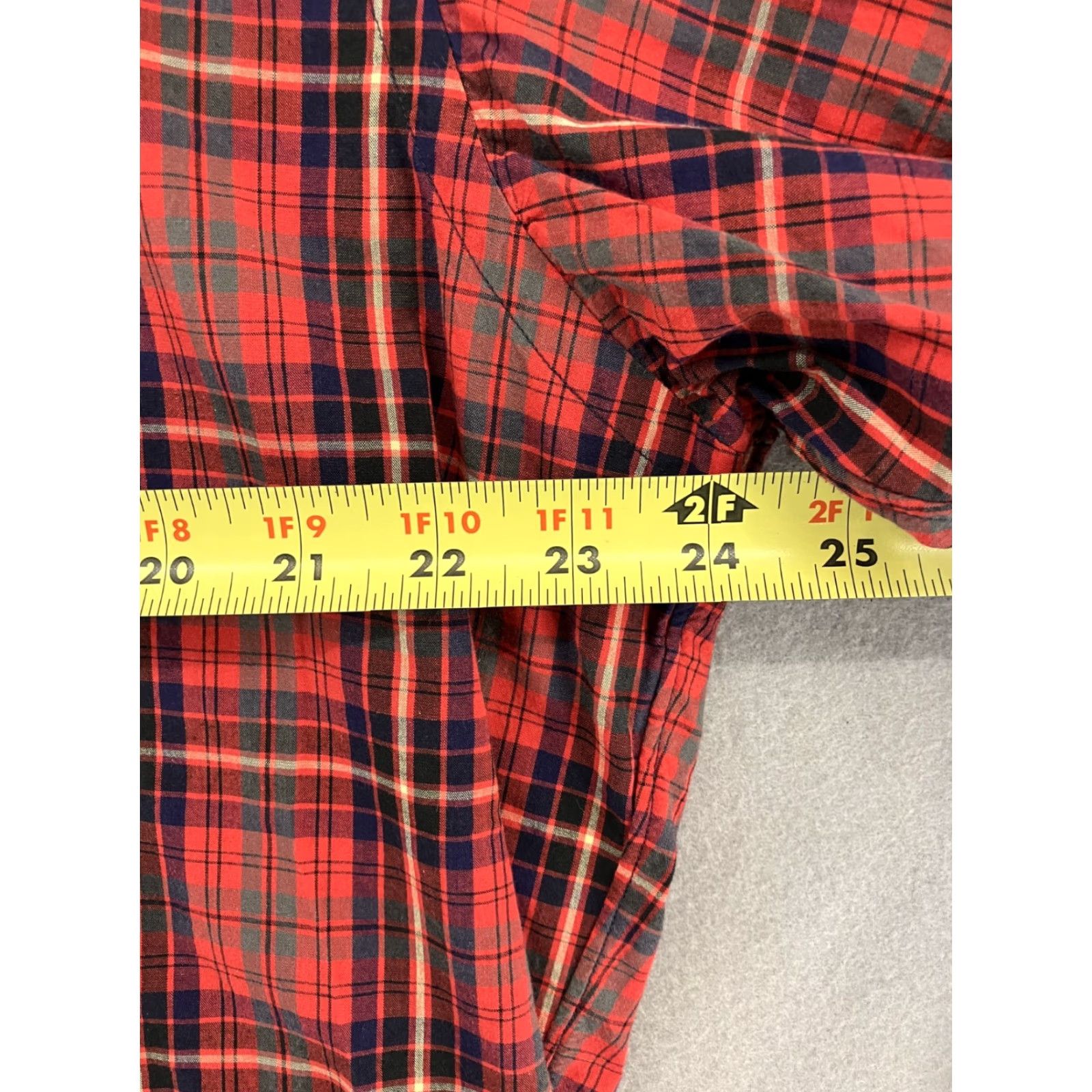 Ralph Lauren Ralph Lauren Golf Men's L Red Plaid Button-Down Long Sleeve Casual Cotton Shirt Size US L / EU 52-54 / 3 - 3 Thumbnail