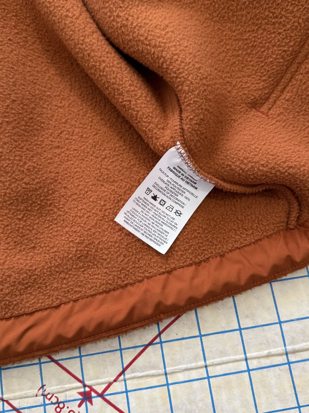 Nike Nike Deep Pile Full Zip Fleece Mens Size Large Orange Size US L / EU 52-54 / 3 - 7 Thumbnail