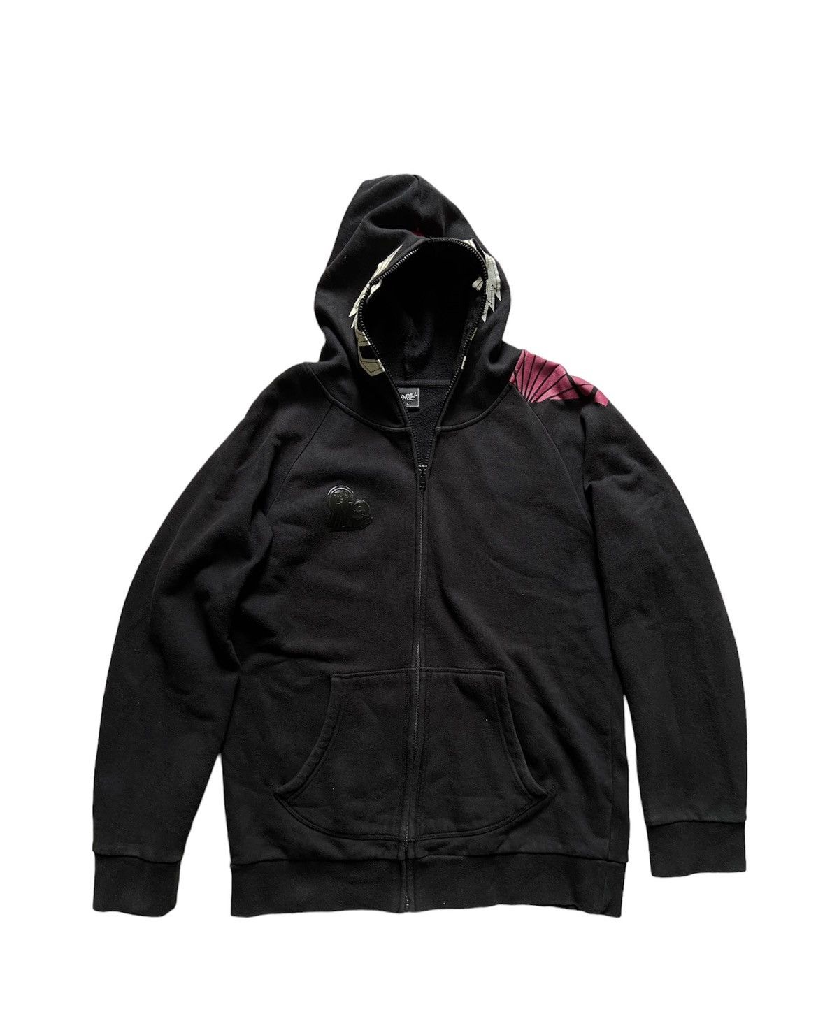 O'Neill × Vanson Leathers 2000’s oneill Skeleton Skull Facemask Hoodie Size US L / EU 52-54 / 3 - 3 Thumbnail