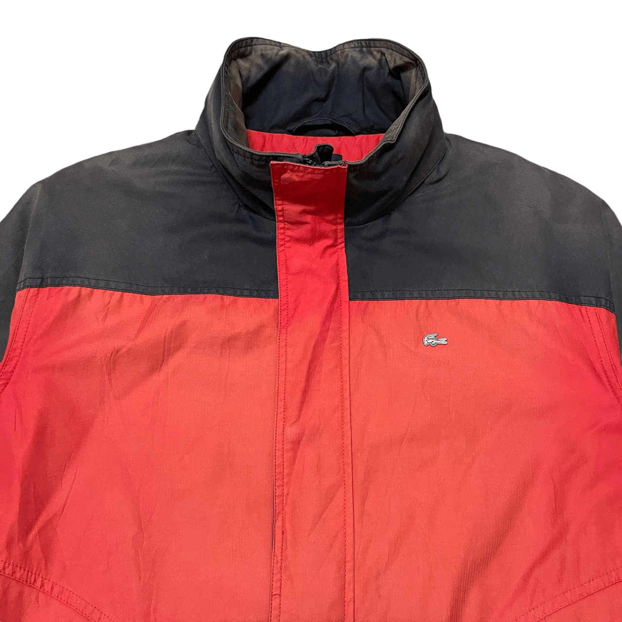 Lacoste Vintage Lacoste Zipper Jacket Hidden Hood Size US M / EU 48-50 / 2 - 2 Thumbnail