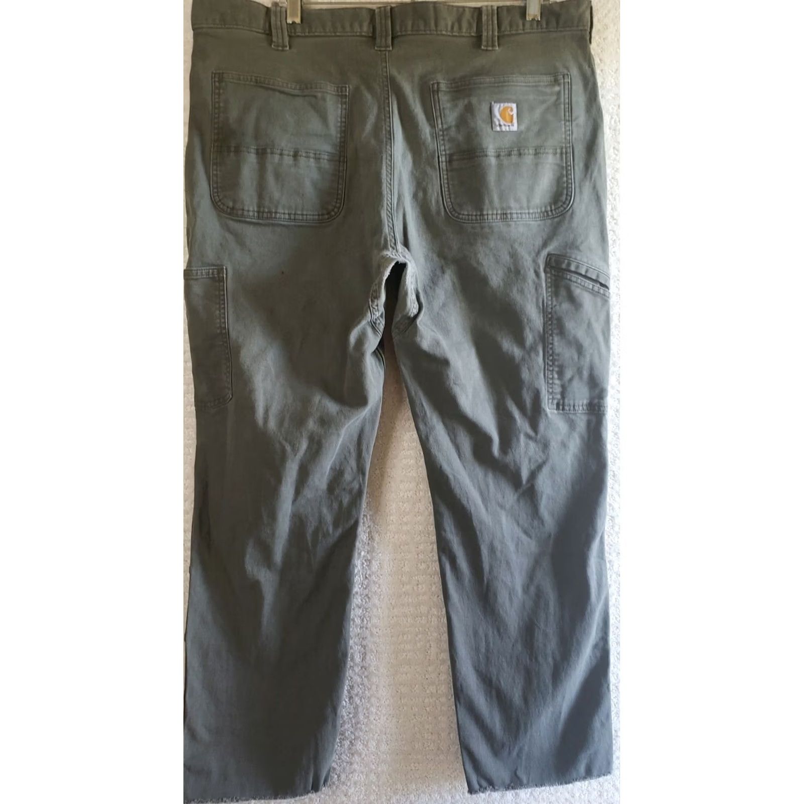 Carhartt Carhartt Dungaree Fit Men’s Size 38 x 28 Green Work Carpenter Pants Size US 38 / EU 54 - 5 Thumbnail