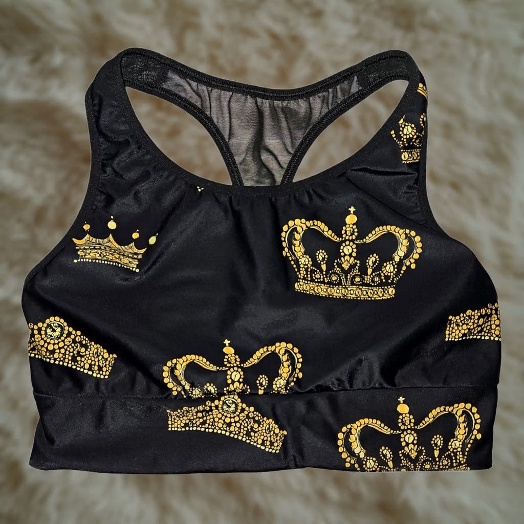 Victoria's Secret Victoria Sport Bra Women's Medium Black RacerBack Casual Active Size ONE SIZE - 1 Thumbnail
