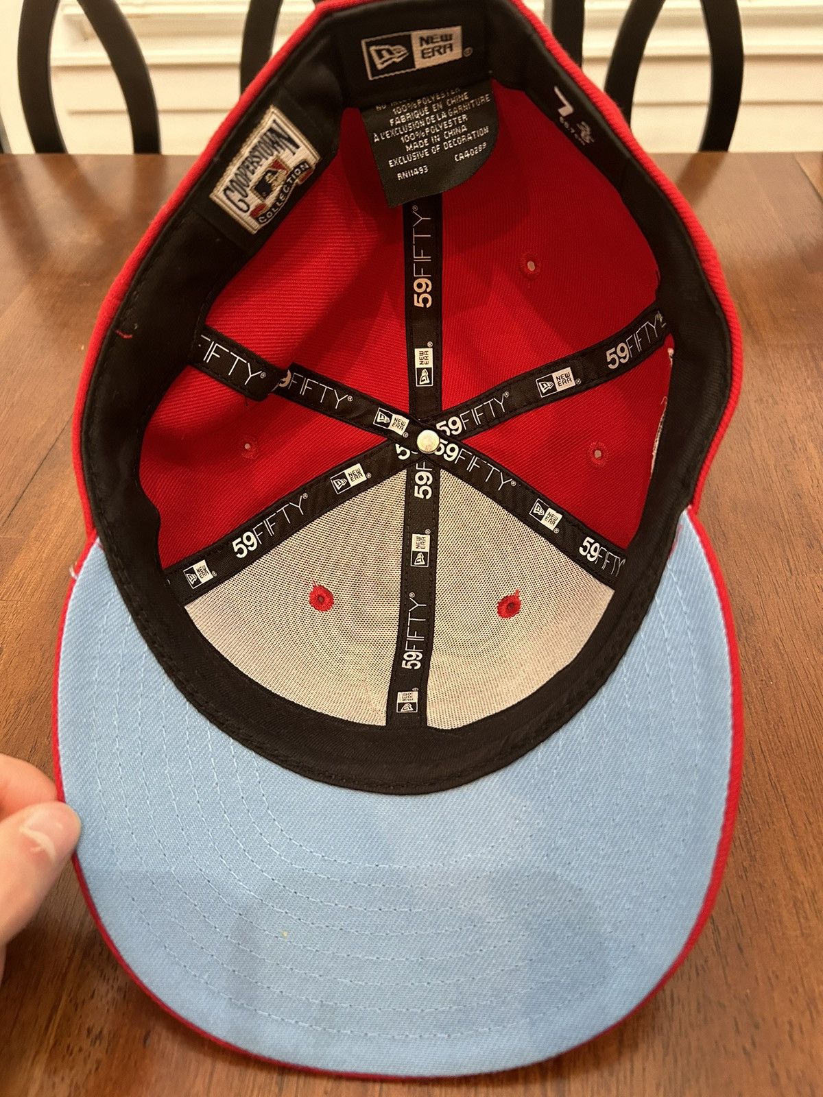 New Era Chicago White Sox Fitted - Red/baby blue Size ONE SIZE - 3 Thumbnail