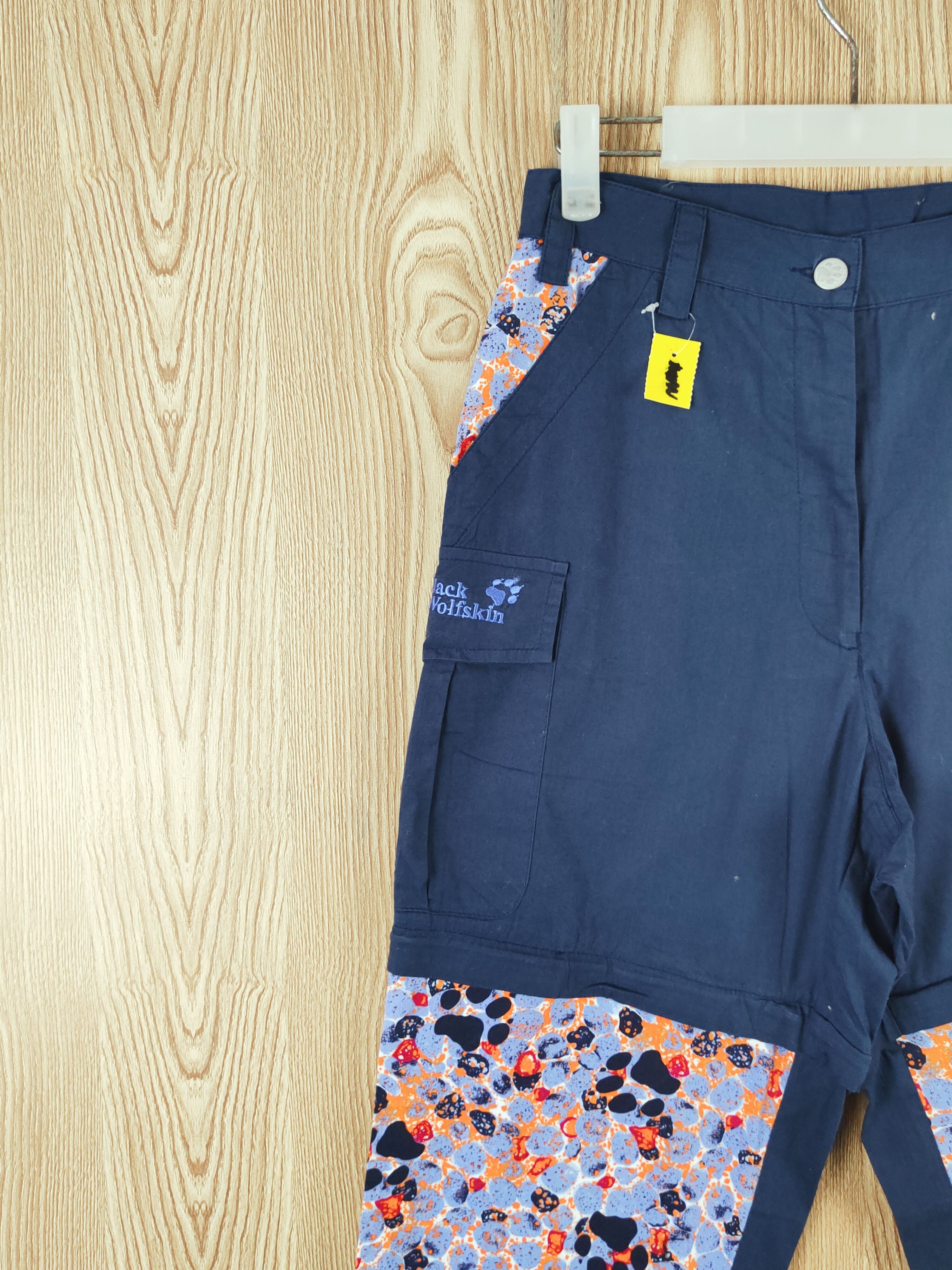 Jack Wolfskin Jack Wolfskins double knee Navy cargo utility Pants #W071 Size 26" / US 2 / IT 38 - 4 Thumbnail