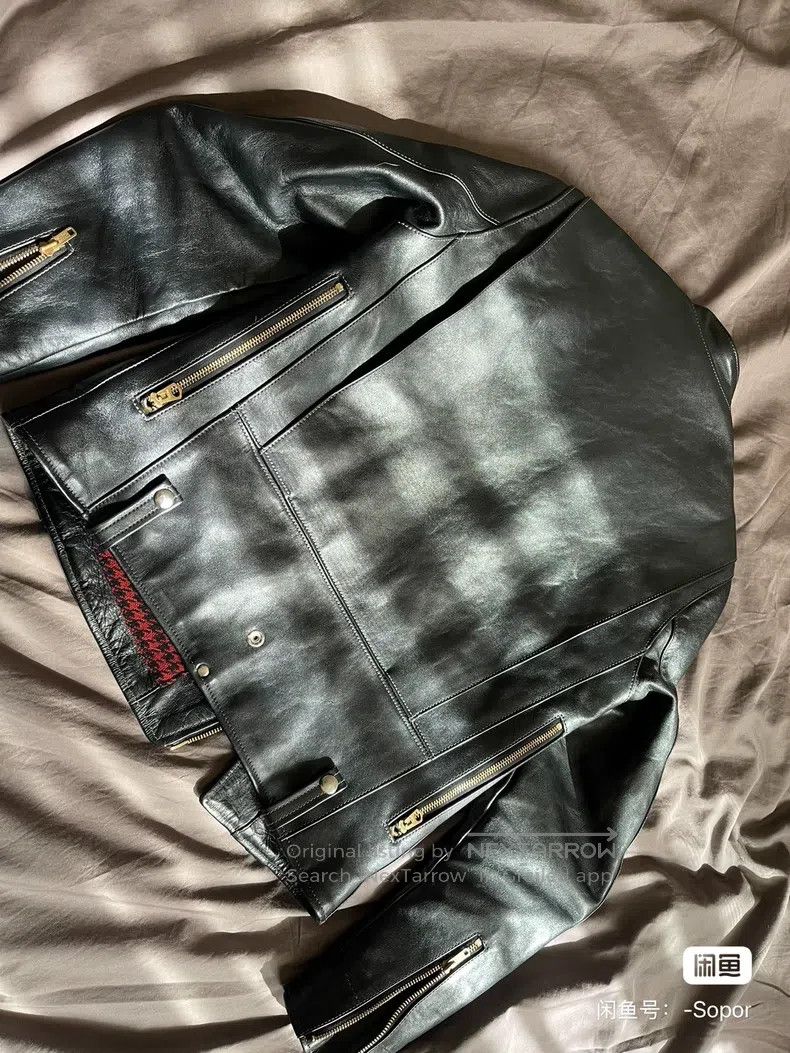 The Real McCoy's The Real McCoys Classic pig's milk horseskin biker jacket Size US S / EU 44-46 / 1 - 2 Thumbnail