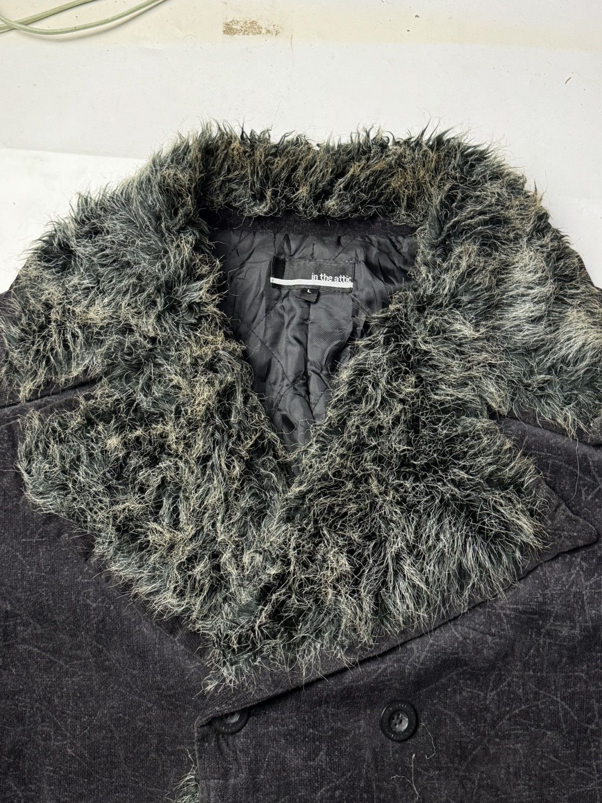 If Six Was Nine × Japanese Brand × Le Grande Bleu (L.G.B.) Fur Intheattic coat jacket japanese lgb styled Size US L / EU 52-54 / 3 - 5 Thumbnail