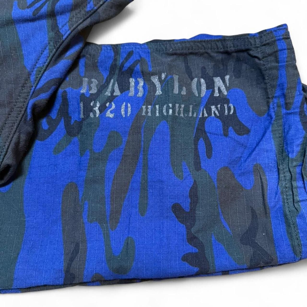 Babylon Babylon LA blue camo rip stop cargo pants. Men's size 32" Size US 32 / EU 48 - 5 Thumbnail
