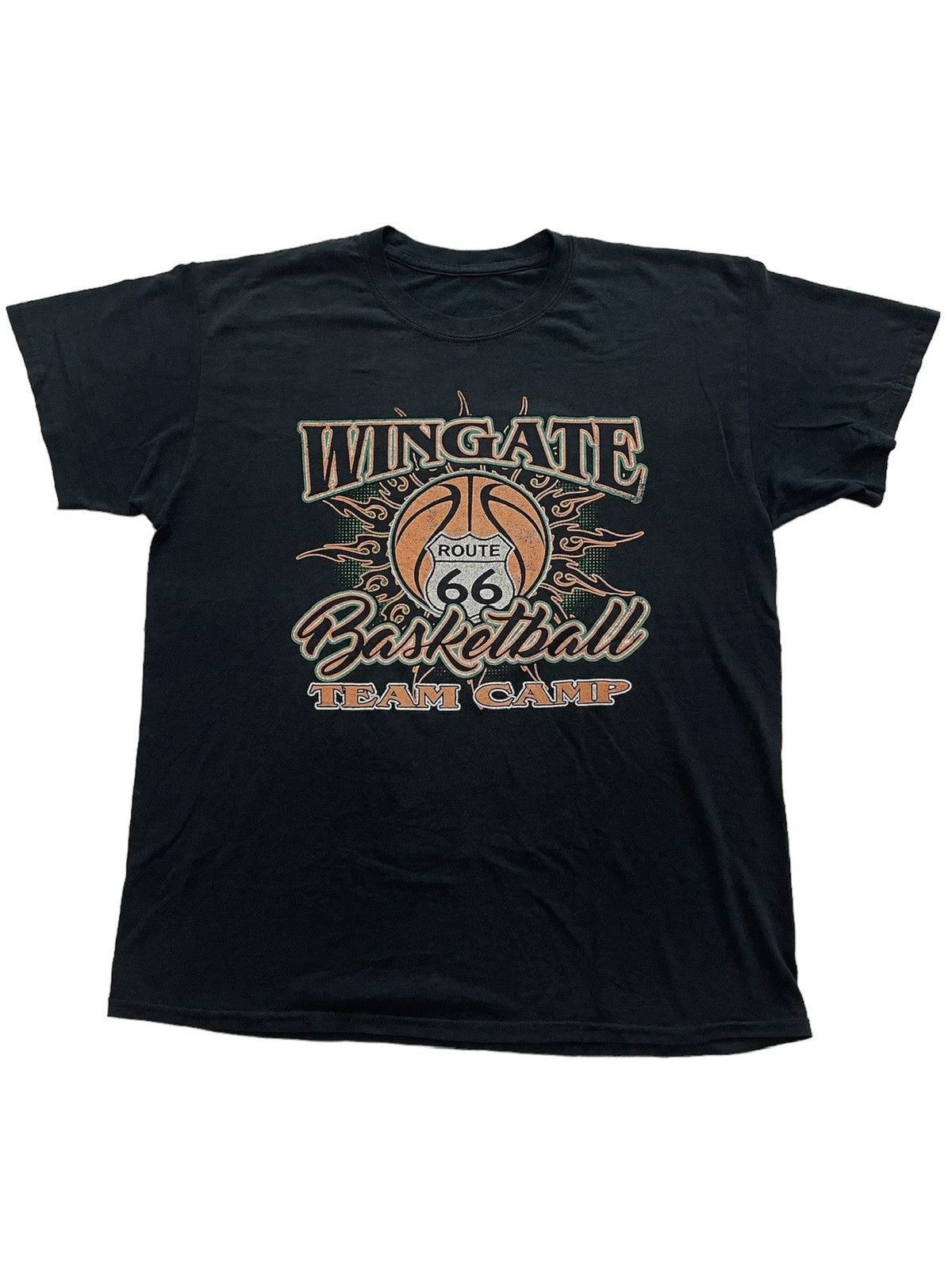 Vintage Wingate Basketball Team Camp Big Logo Y2k Tee Size US M / EU 48-50 / 2 - 1 Thumbnail