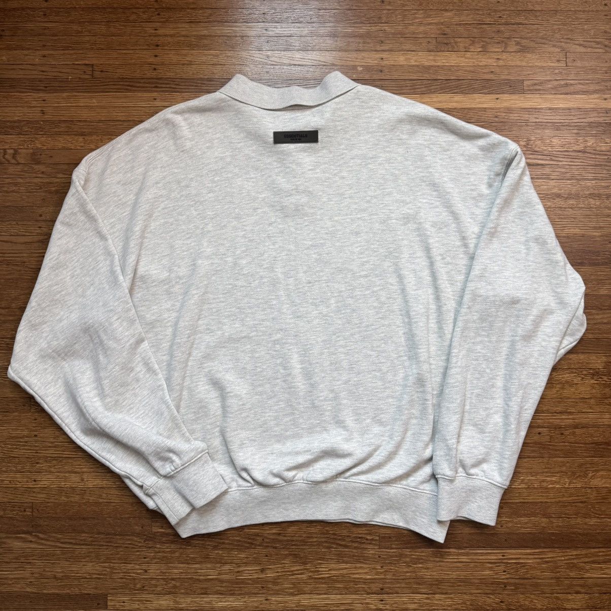 Essentials × Fear of God Essentials L/S Polo Light Oatmeal Size US M / EU 48-50 / 2 - 5 Thumbnail