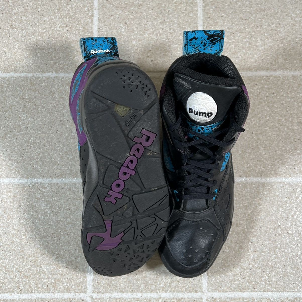 Reebok Reebok Blacktop Battleground Pump Black/Purple Size 7 Size US 7 / EU 40 - 5 Thumbnail