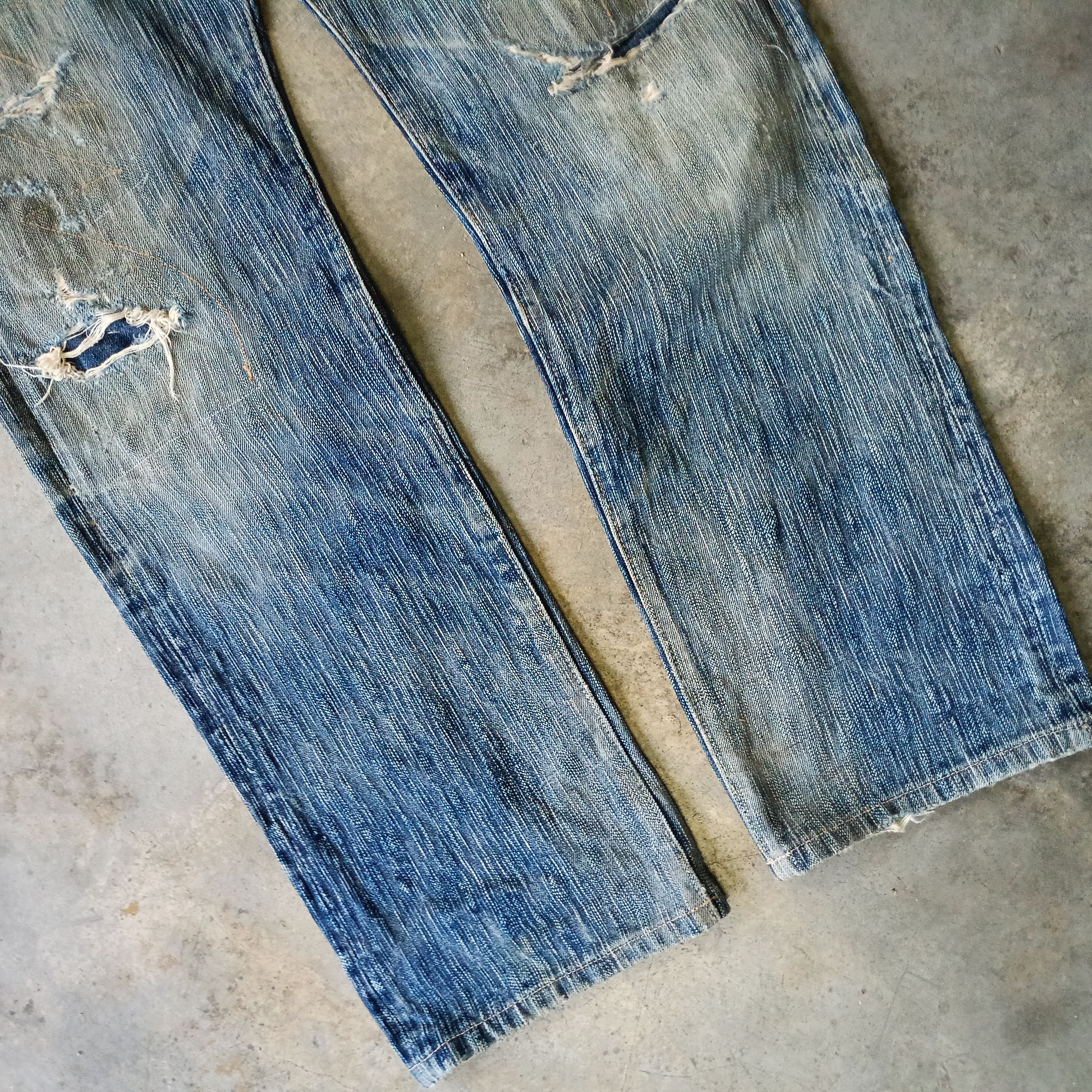 Eternal Eternal Distressed Denim Japanese Brand Size US 31 - 5 Thumbnail