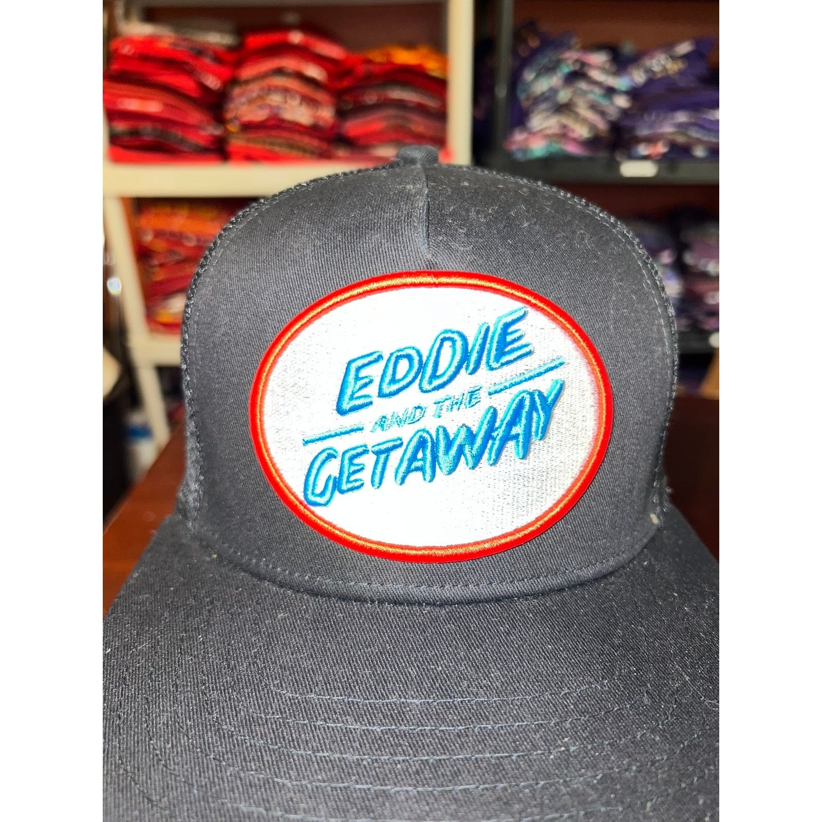 Vintage Eddie And The Getaway Hat Trucker Style Snapback Band Tour Size ONE SIZE - 3 Thumbnail