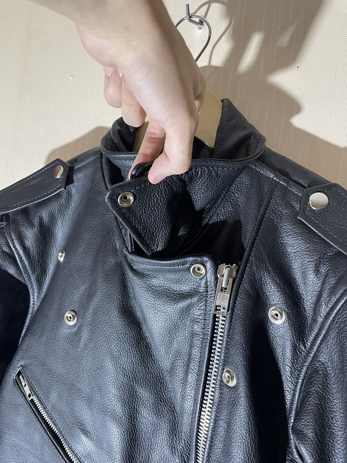 Japanese Brand × Vintage × Yohji Yamamoto Yohji Yamamoto Y’s vintage leather biker jacket Size US S / EU 44-46 / 1 - 11 Thumbnail