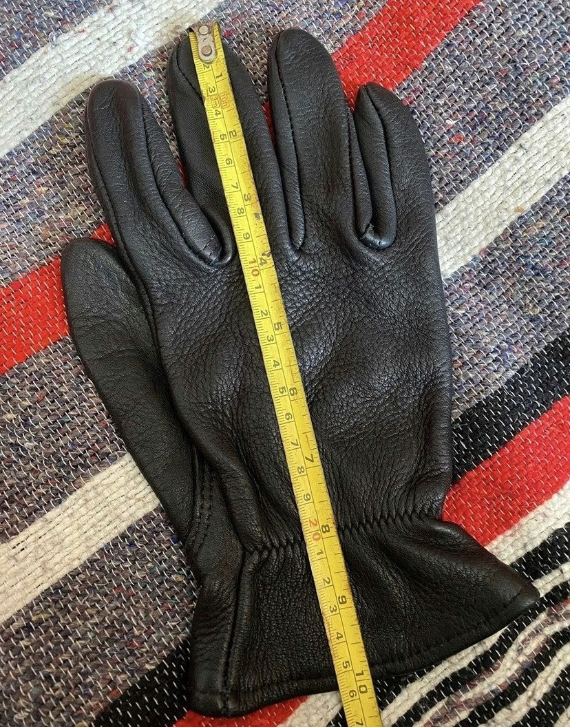 Vintage Vintage 90’s Carhartt Genuine Deerskin Leather Black Gloves Size ONE SIZE - 4 Thumbnail
