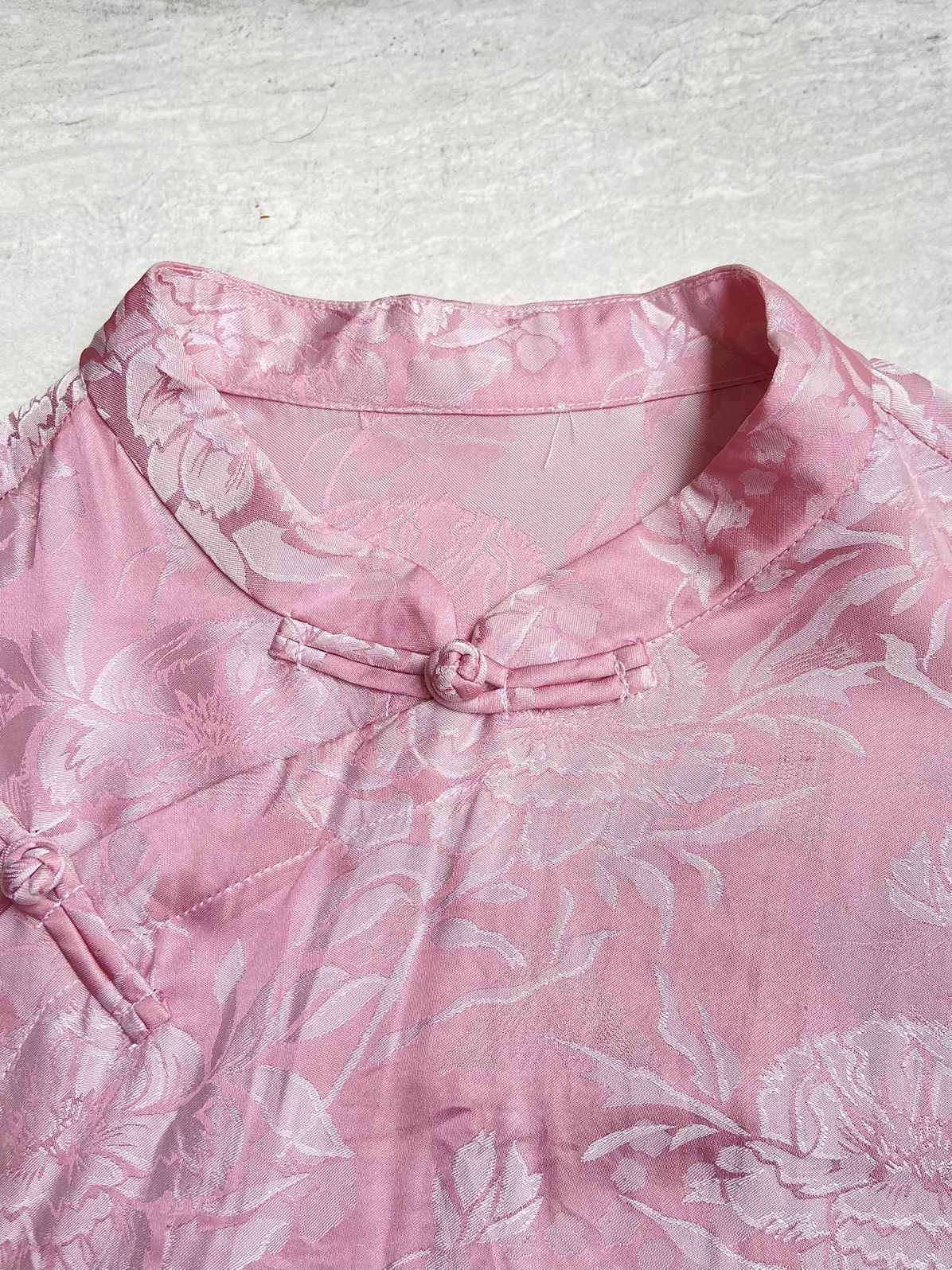 Designer × Japanese Brand Japanese Brand Chinese Traditional Pink Blouse Size L / US 10 / IT 46 - 5 Thumbnail