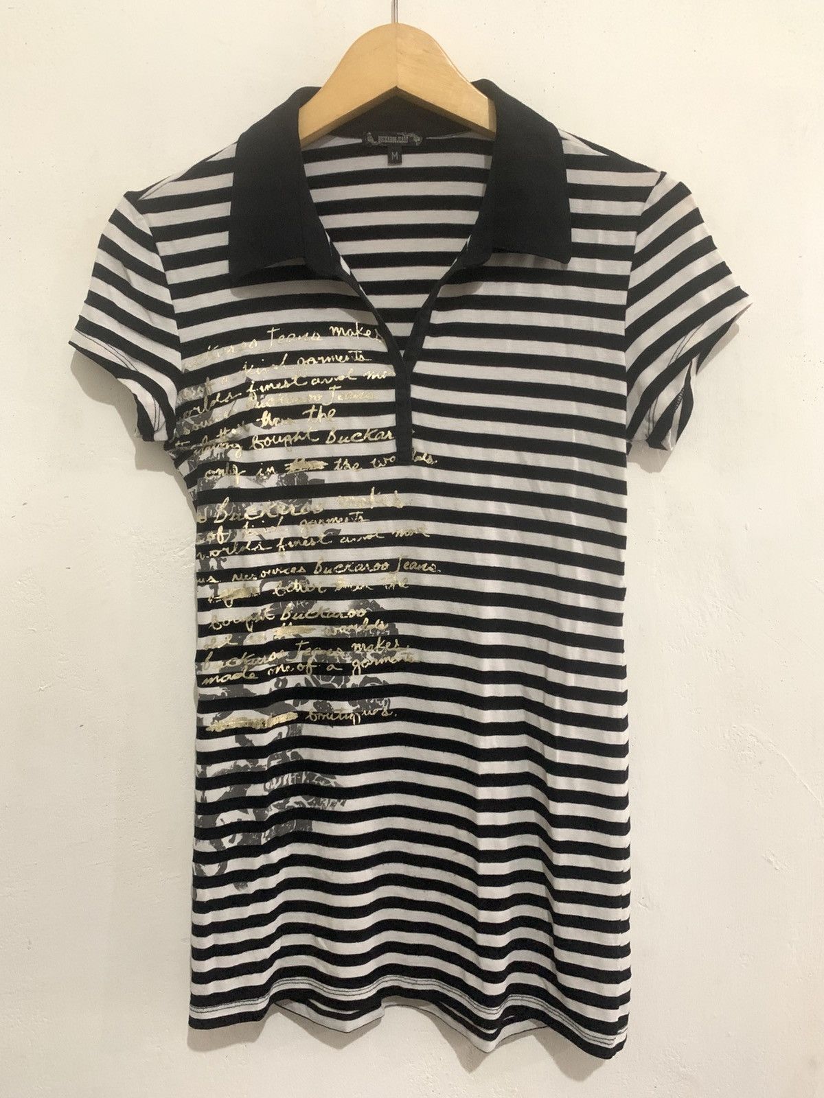 Japanese Brand Buckaroo Poem Shirt Size XS / US 0-2 / IT 36-38 - 2 Thumbnail