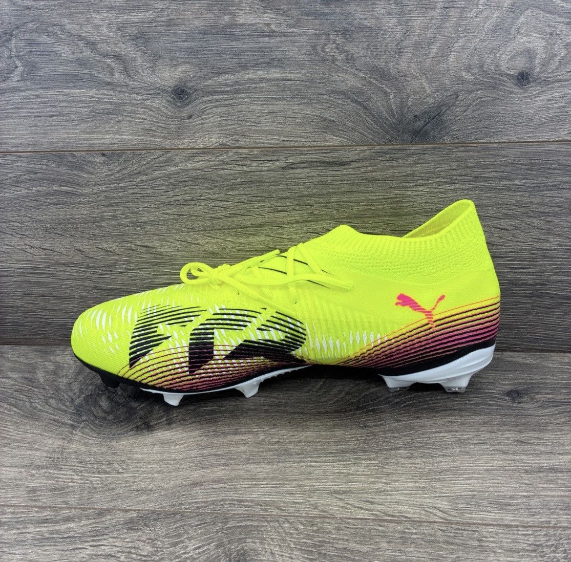 Puma Puma Future 8 FG/AG neon yellow soccer cleats, Size - 9’5 Size US 9.5 / EU 42-43 - 2 Thumbnail