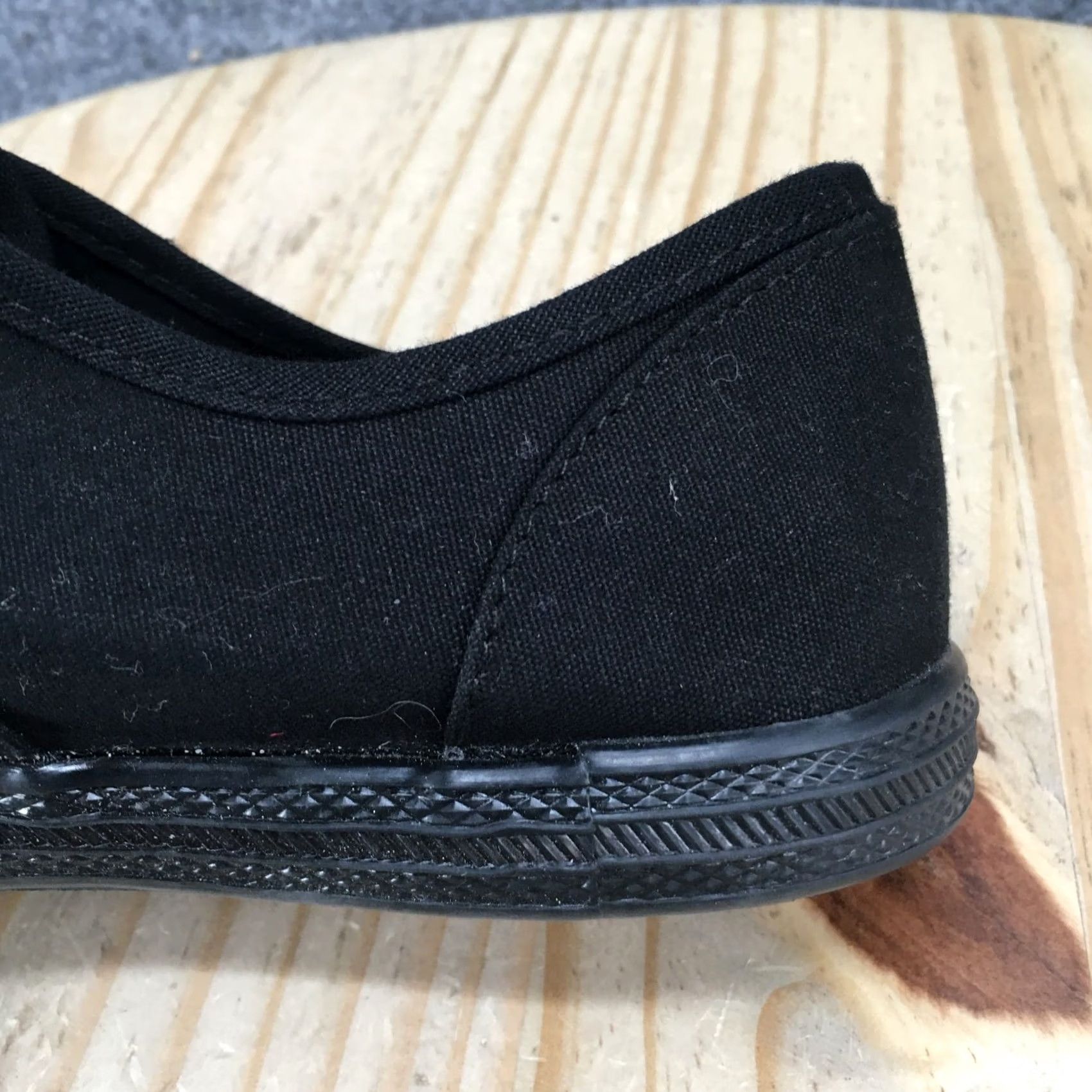 Vintage Universal Thread Shoes Womens 9 Lunea Lace-Up Sneakers Black Canvas Low Top Casual Shoes Womens Mens Girls Fashion Footwear Size M / US 6-8 / IT 42-44 - 4 Thumbnail