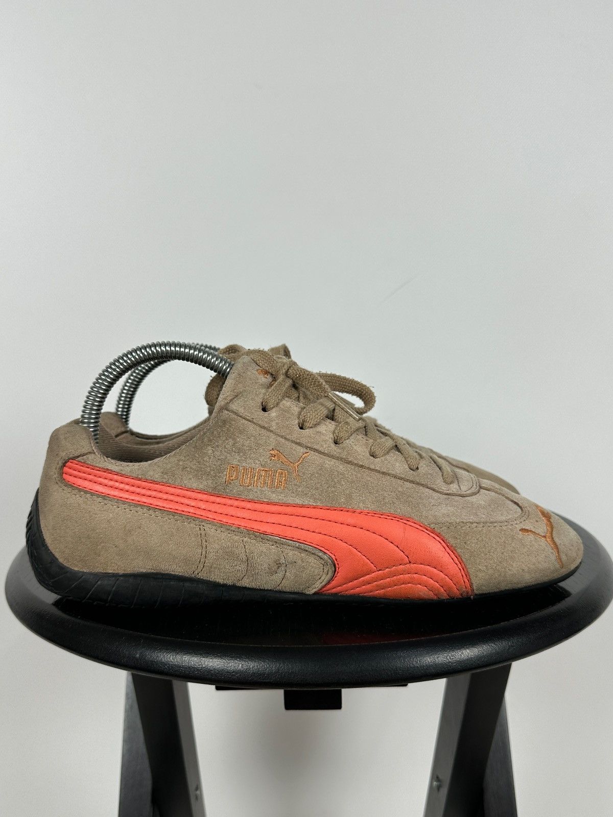 Puma Vintage Puma Speedcat Sand Suede/Leather Y2K Sneakers Size US 9 / IT 39 - 2 Thumbnail