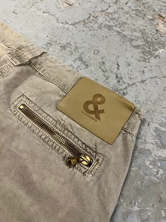 Dolce & Gabbana 2000s Dolce & Gabbana Grey Army Cargo Pants Size US 30 / EU 46 - 9 Thumbnail