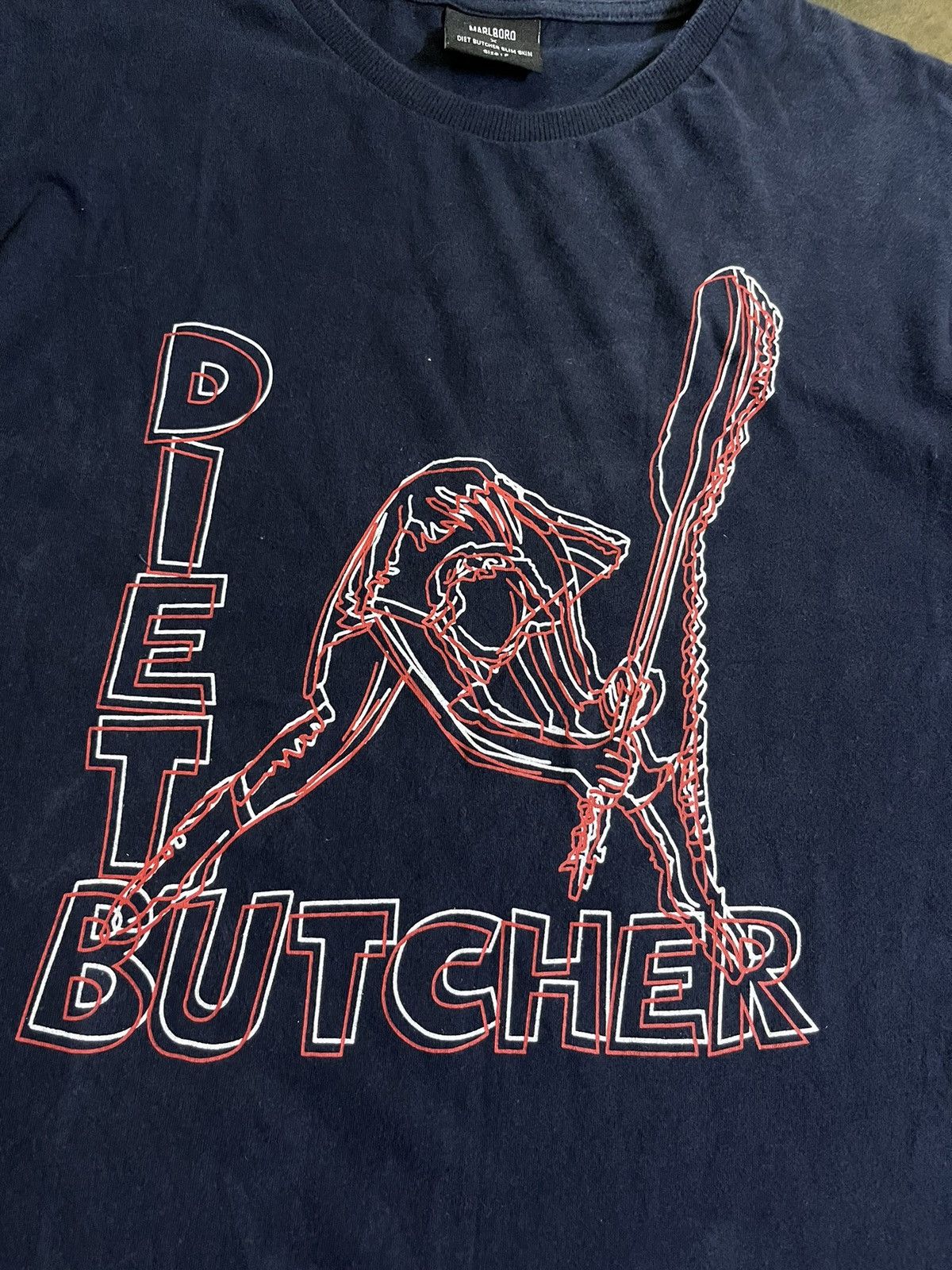Designer × Diet Butcher Slim Skin × Marlboro ⚡️Diet Butcher Slim Skin London Calling Logo Tee Size US M / EU 48-50 / 2 - 2 Thumbnail