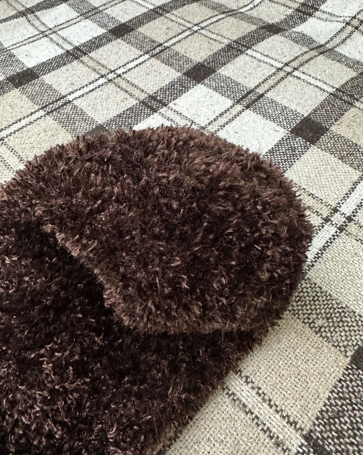 Other Avant garde Mohair Fluffy Vintage Hat One Size brown colour Size ONE SIZE - 4 Thumbnail