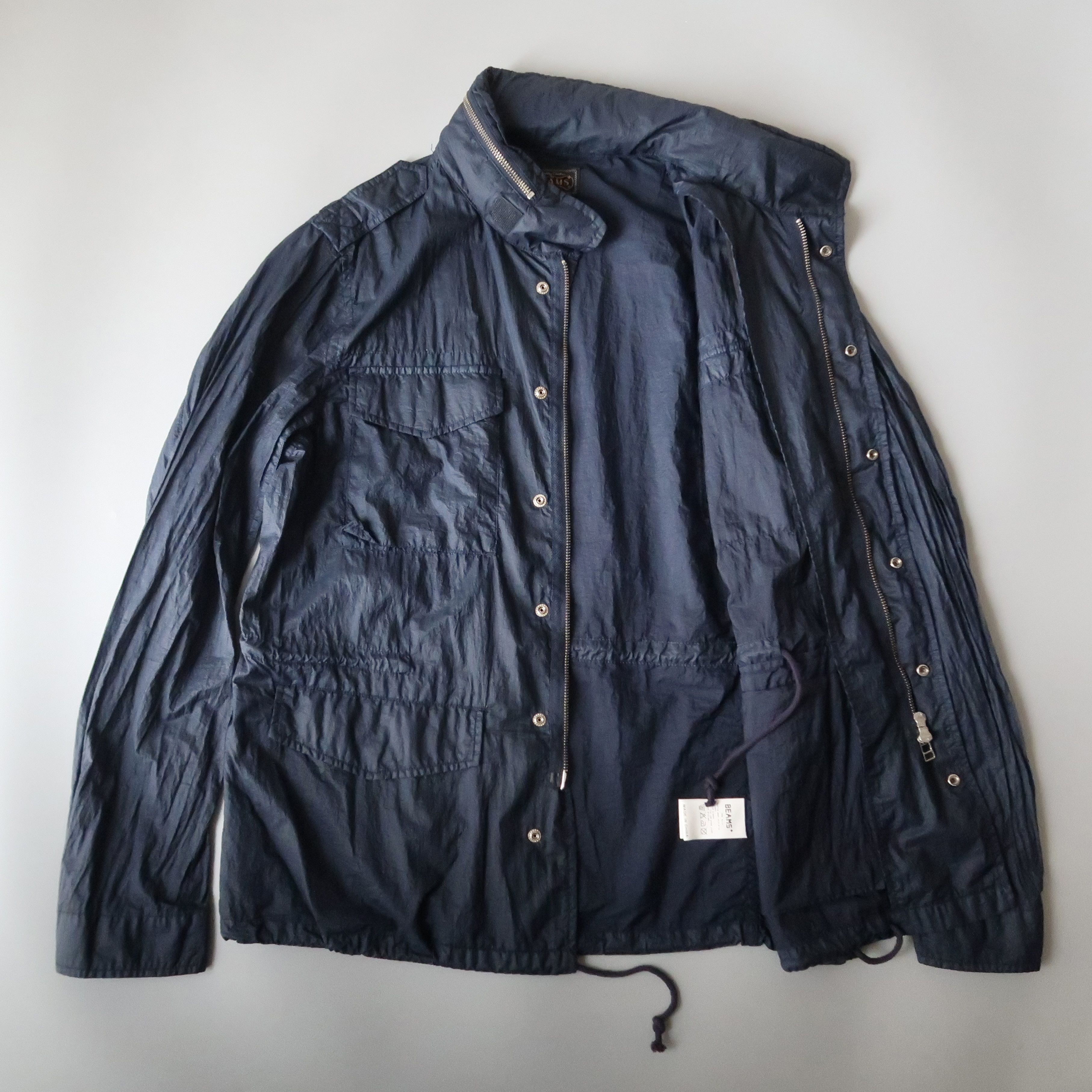 Beams Plus BEAMS PLUS garment dyed Ex-light nylon M-65 type jacket L Size US M / EU 48-50 / 2 - 1 Thumbnail