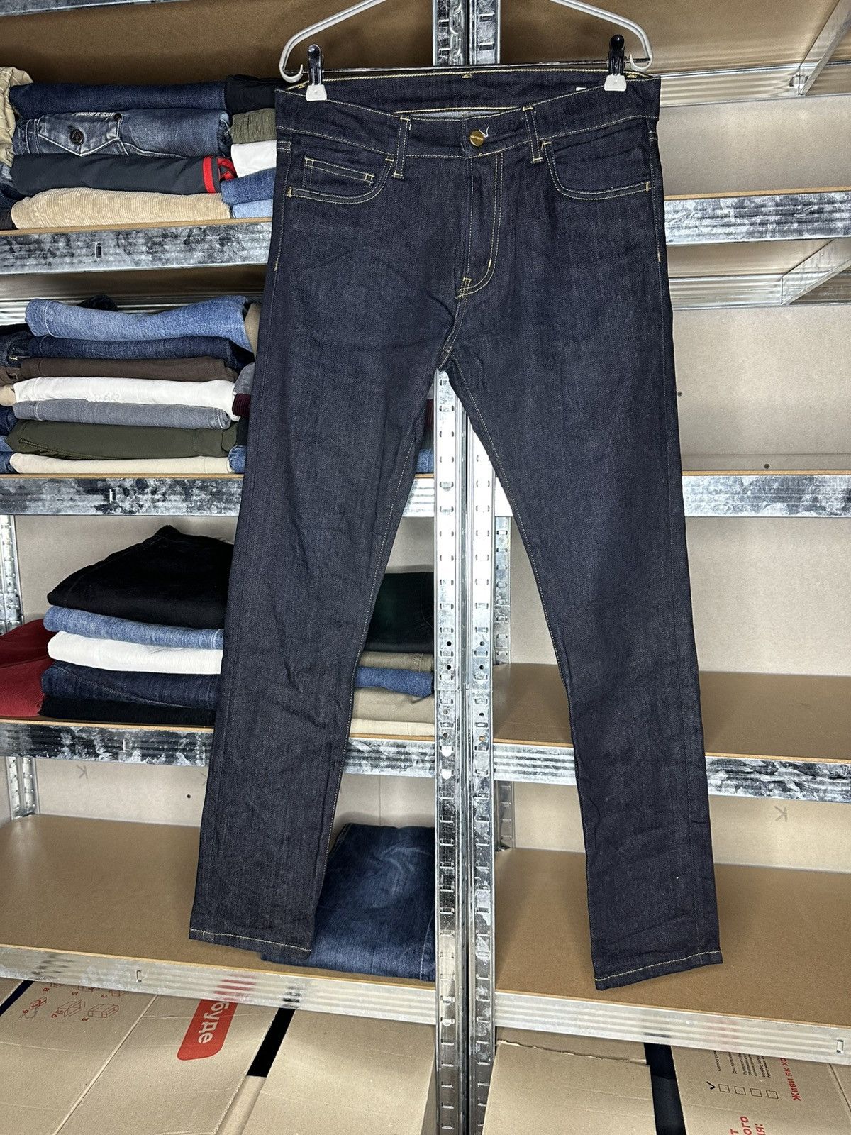 Carhartt Carhartt WIP Rebel Pant Jeans 32x32 Navy Denim Pants Size US 32 / EU 48 - 2 Thumbnail