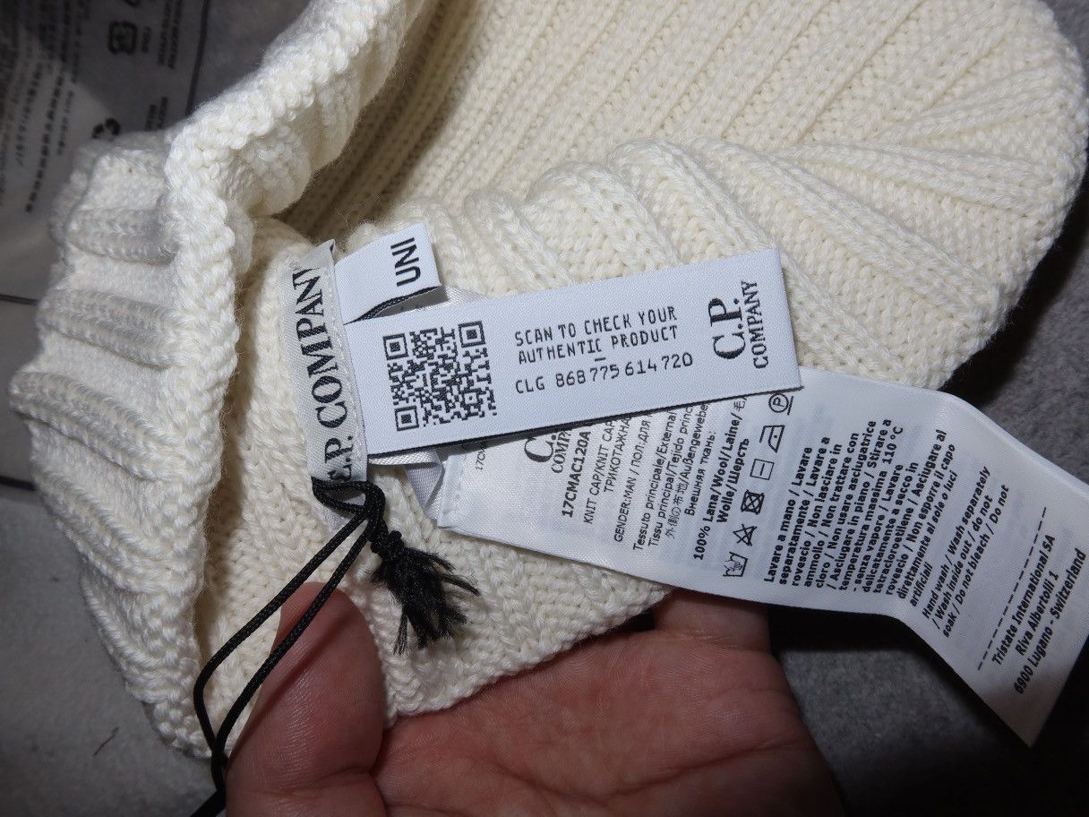 C.P. Company C. P. Company beige beanie hat Size ONE SIZE - 4 Thumbnail