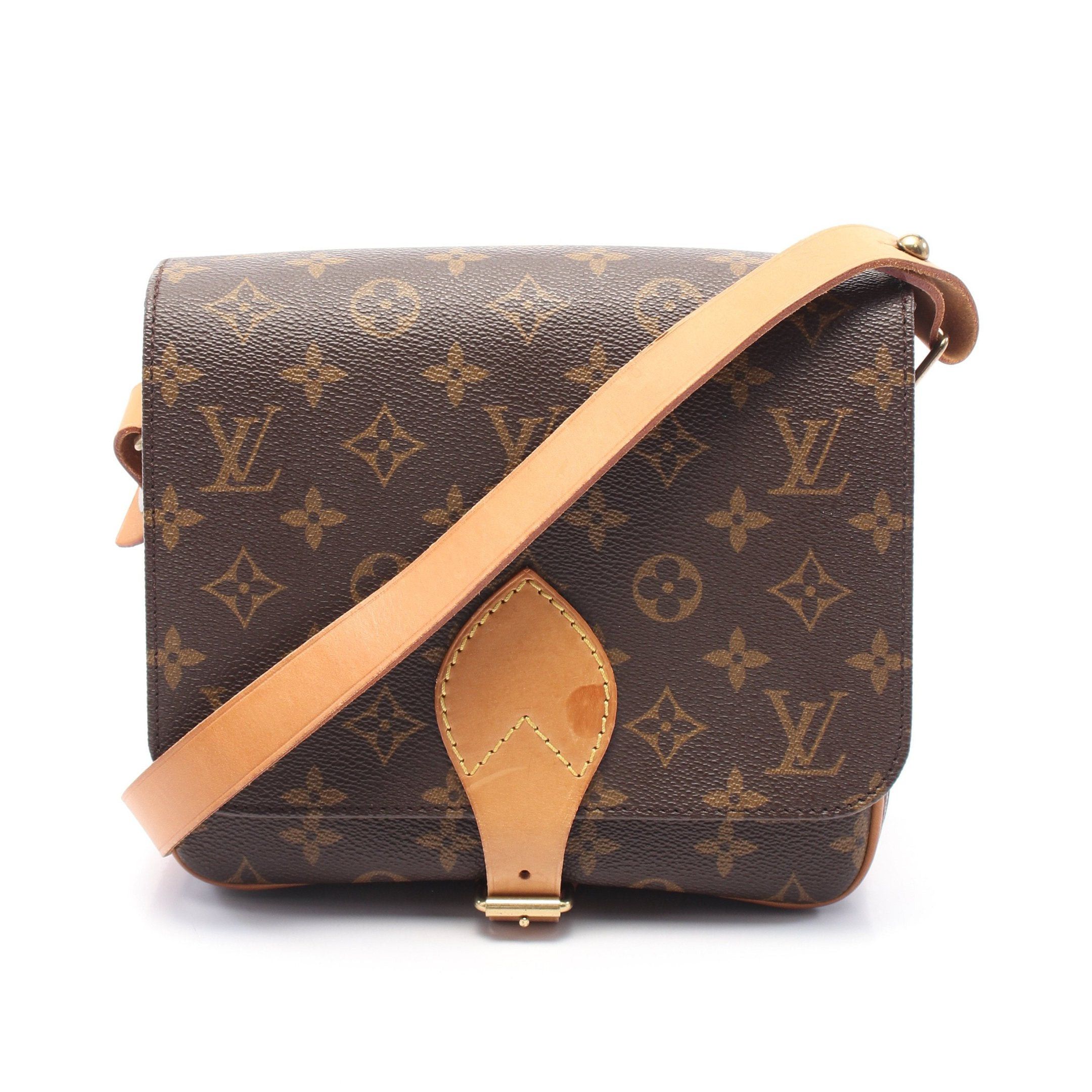Louis Vuitton Louis Vuitton Cartesier Mm Monogram Shoulder Bag Leather Brown Size ONE SIZE - 1 Thumbnail
