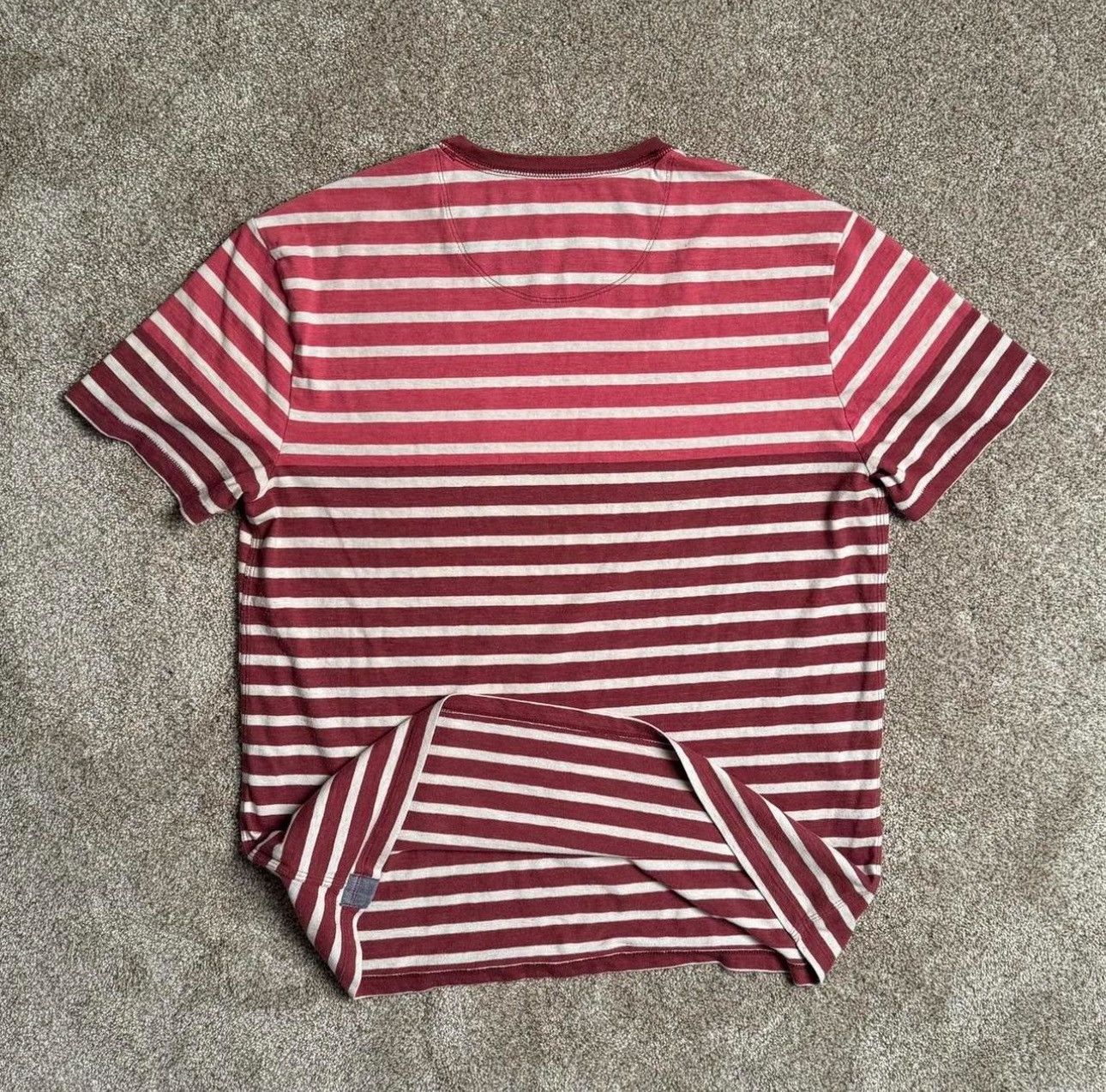 Gap 00s GAP SINGLE STITCH STRIPED POCKET TEE Size L / US 10 / IT 46 - 4 Thumbnail