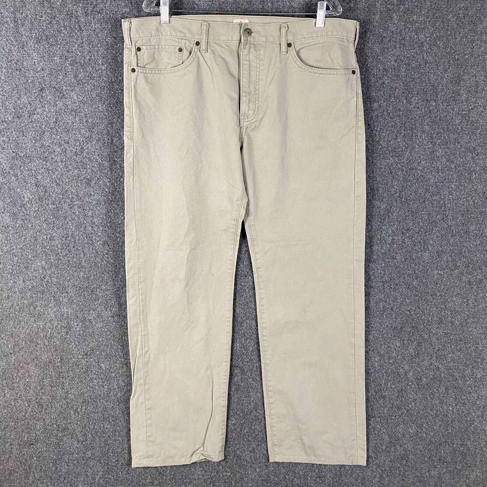 Dockers Dockers Jeans Men's 38x34 Straight Fit Beige Cotton Adults Size US 38 / EU 54 - 1 Thumbnail