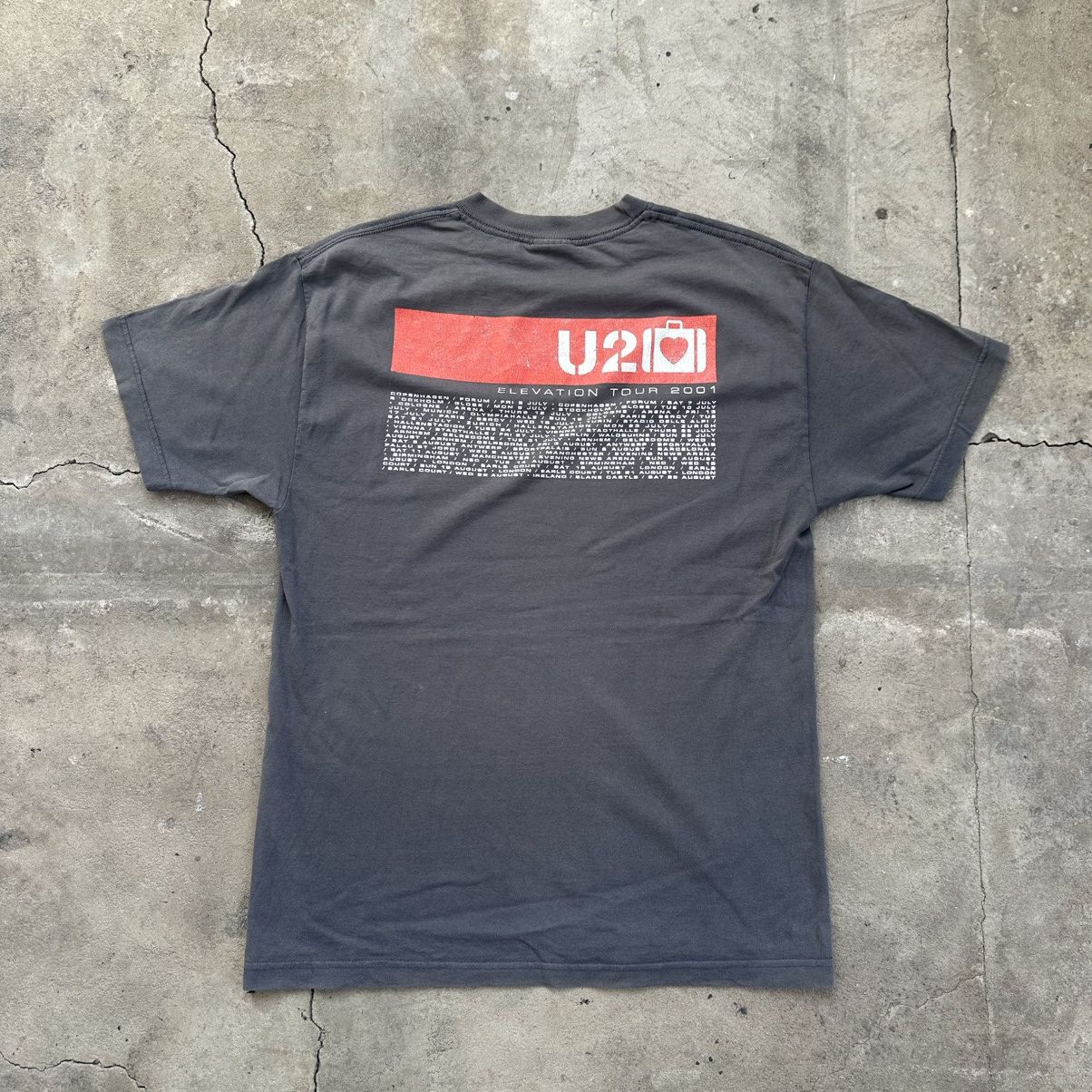 Band Tees U2 Elevation Tour 2001 Tee T Shirt Vintage Grey Size US L / EU 52-54 / 3 - 6 Thumbnail