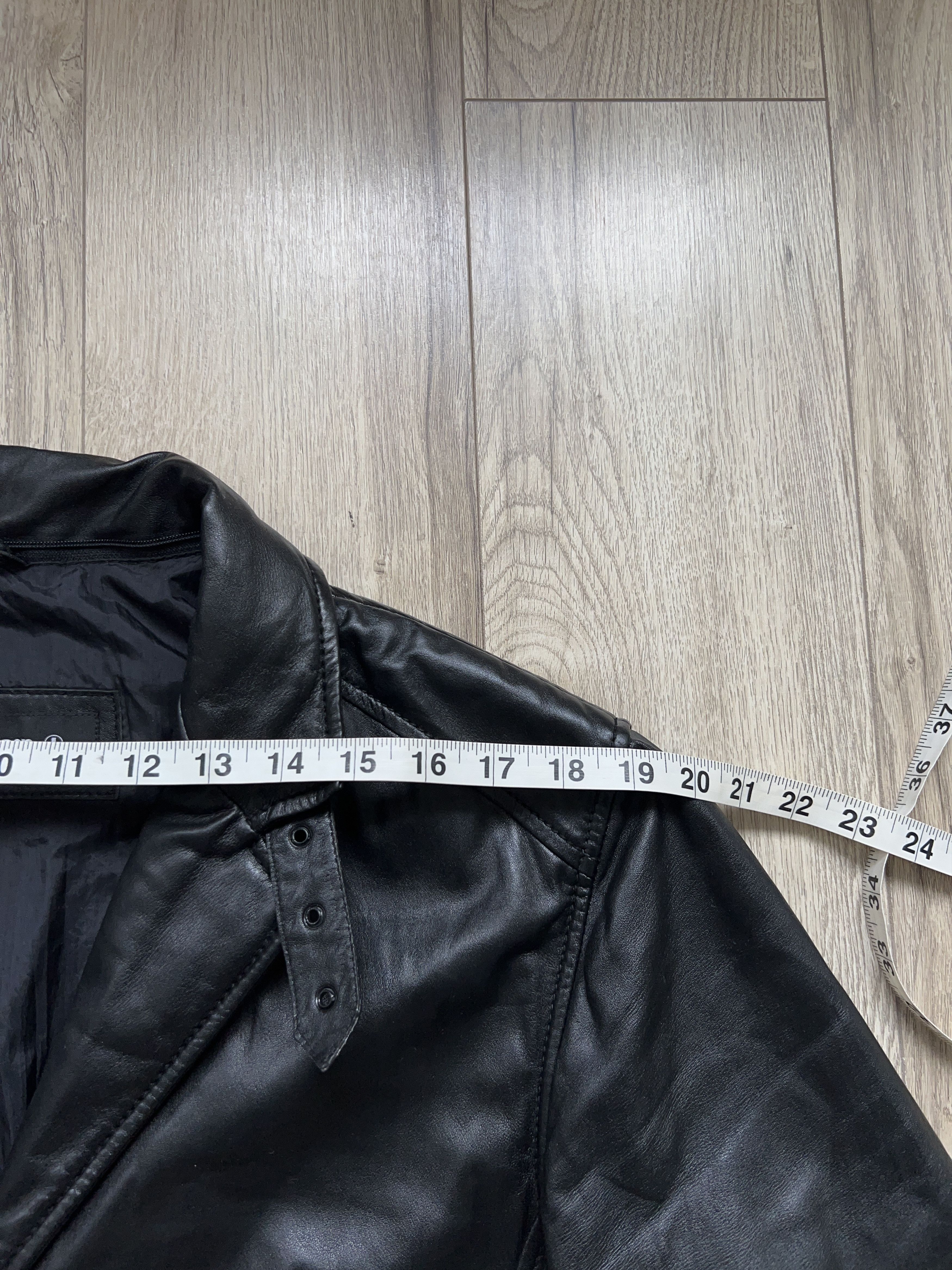 Strellson Mens Swiss Black Soft Leather Jacket Blazer Style Size 50 M Size US M / EU 48-50 / 2 - 8 Thumbnail