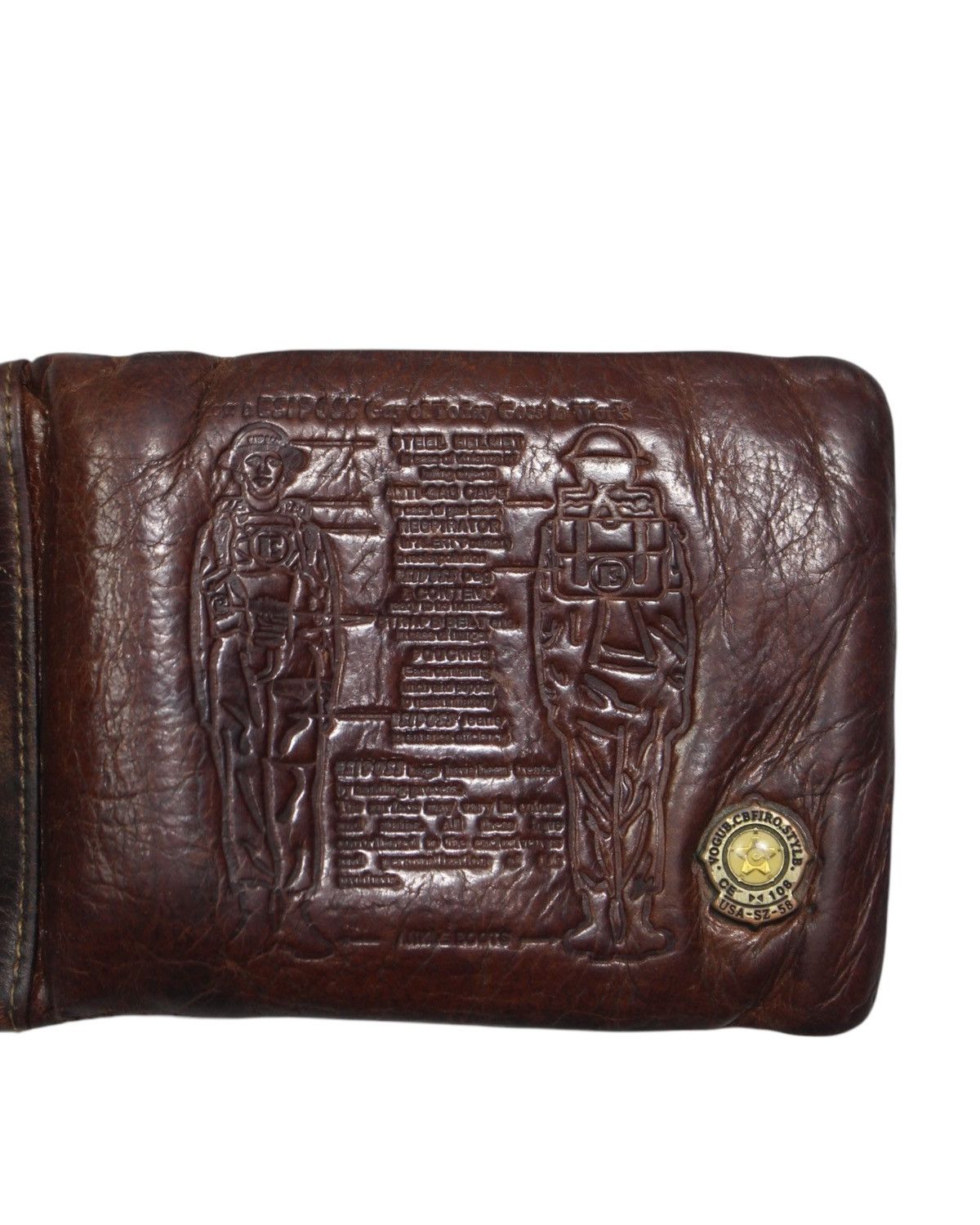 Vintage 2000S ESIPOSS PULL-UP LEATHER WALLET Size ONE SIZE - 4 Thumbnail