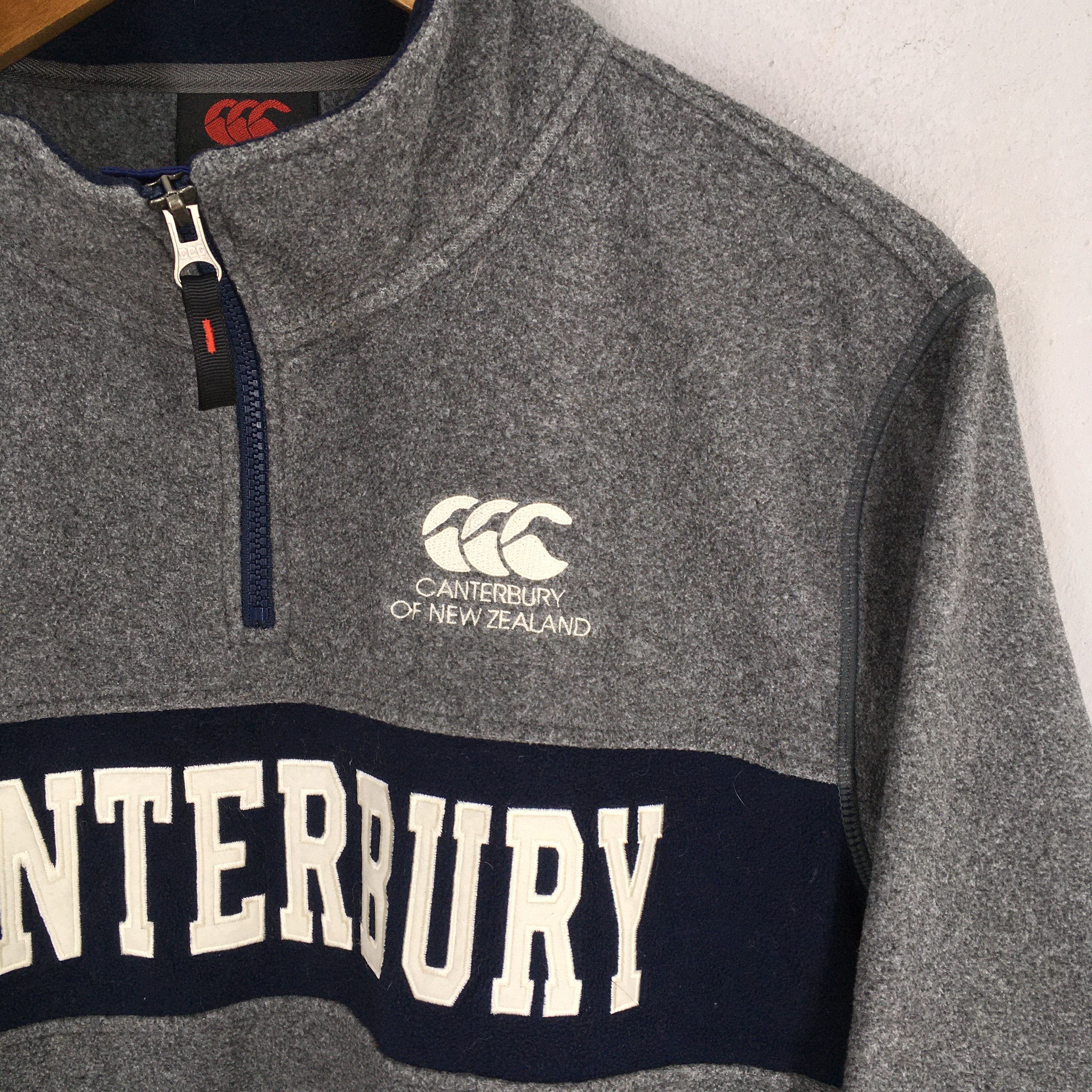 Canterbury of New Zealand × Vintage Canterbury Of New Zealand Rugby Gray Sweatshirt Medium Size US M / EU 48-50 / 2 - 5 Thumbnail