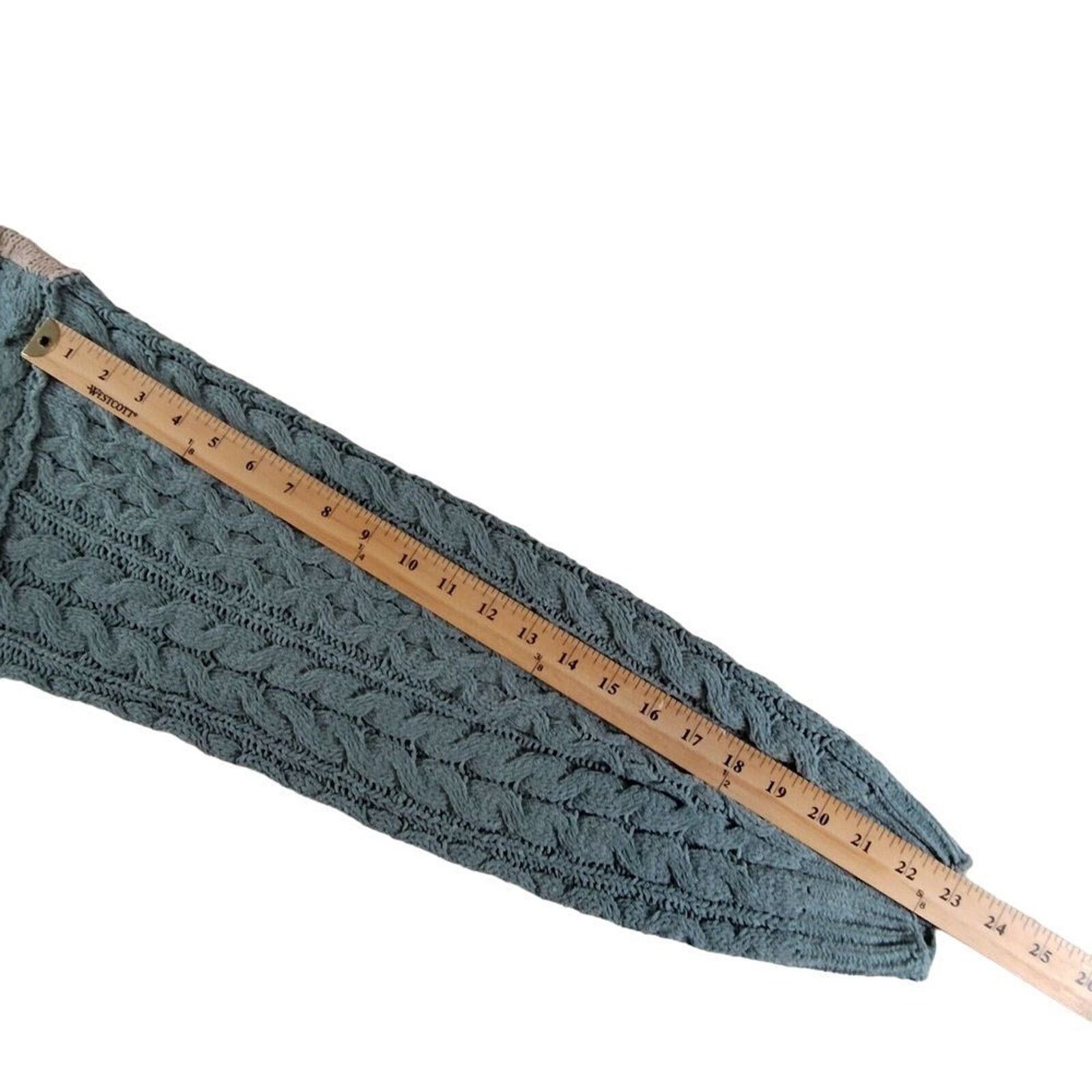 Miss Me Miss Me Colorblock Mixed Media Cable Knit Sweater Large Size L / US 10 / IT 46 - 10 Thumbnail